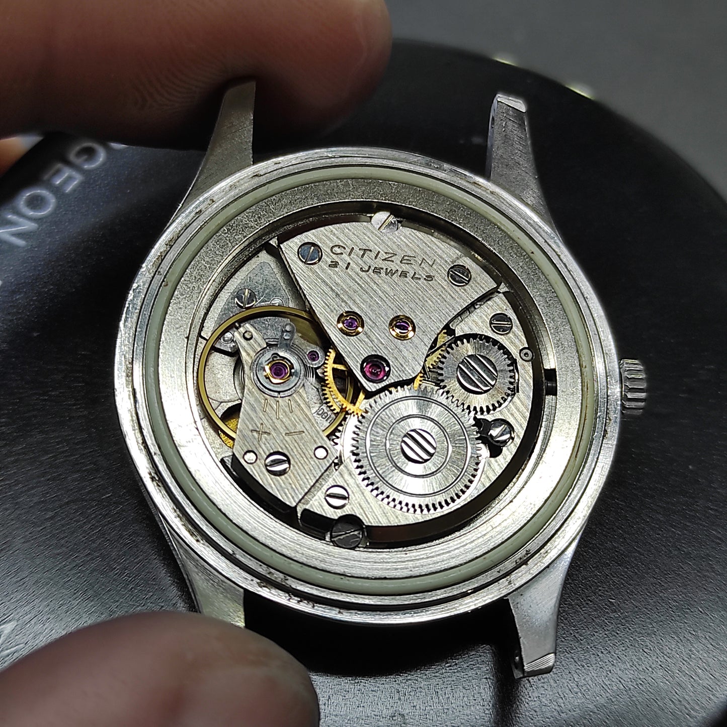1970 Citizen Homer Second Setting Japan National Railway Watch