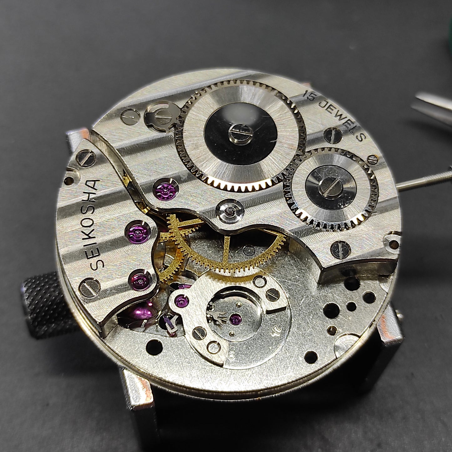 1964 Seiko Seikosha Precision Second Setting Japan National Railway Pocket Watch