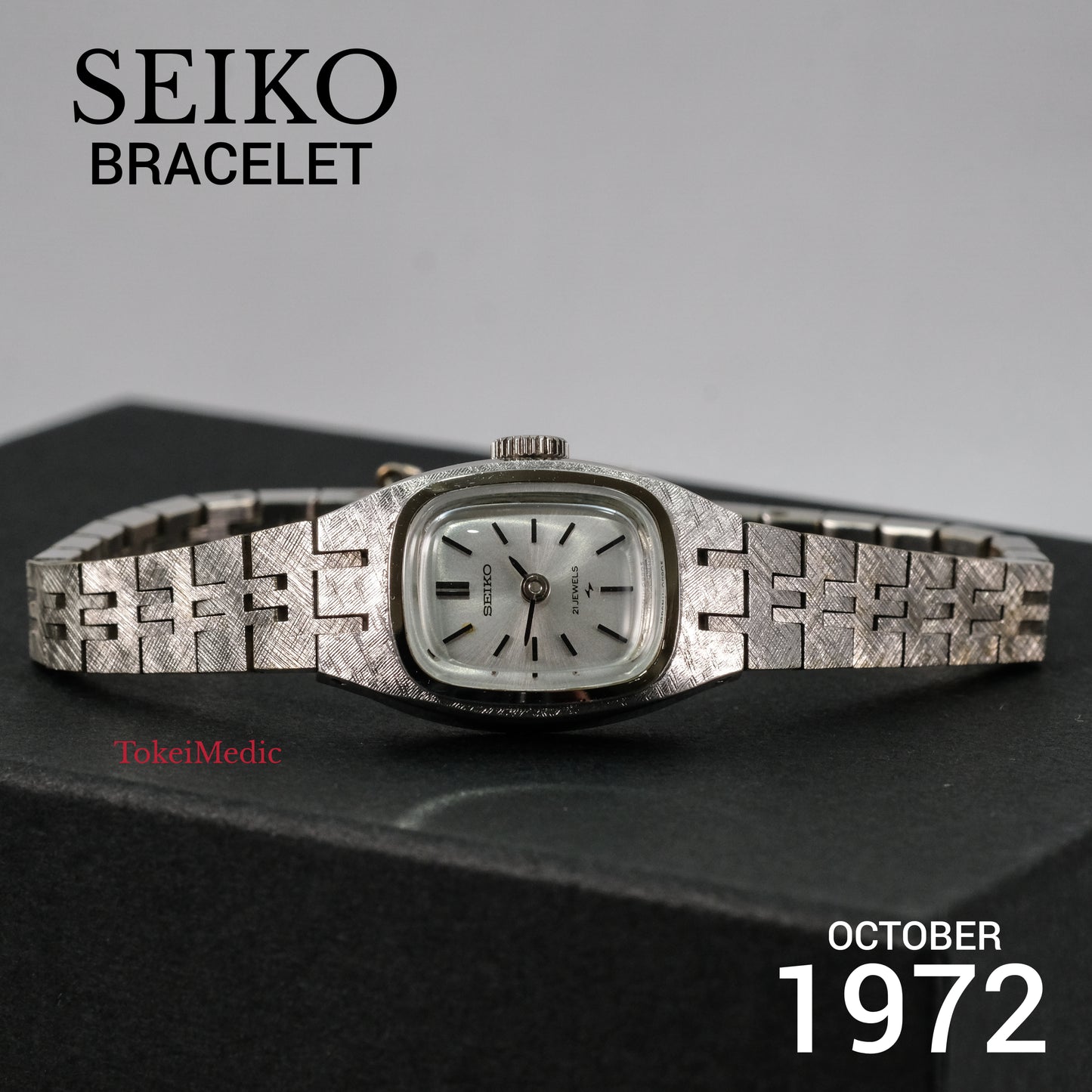1972 Seiko Bracelet 11-3350 manual winding ladies