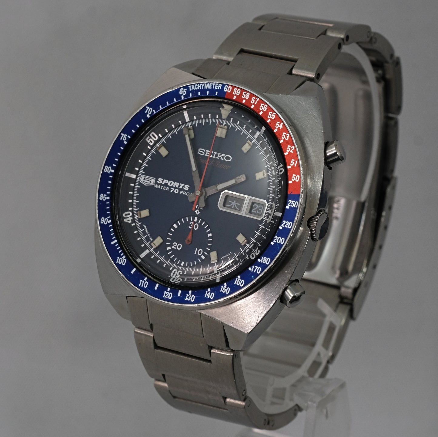 1969 Seiko 5 Sports SpeedTimer "Pepsi" 6139-6000