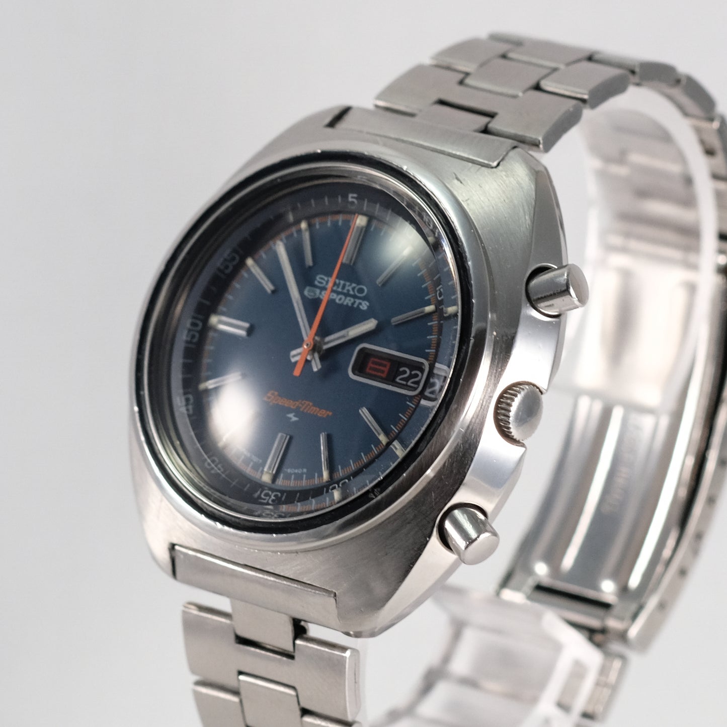 1970 Seiko 5 Sports SpeedTimer Flyback Chronograph 7017-6010