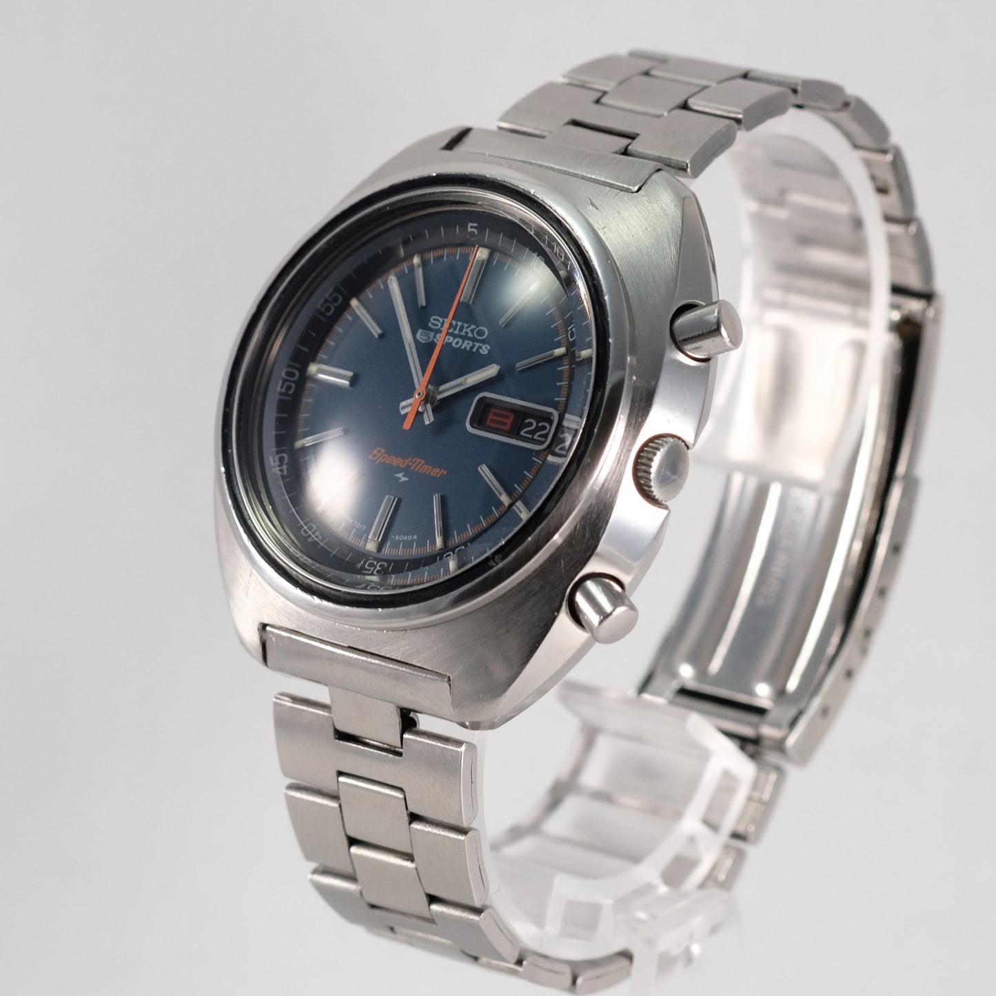 1970 Seiko 5 Sports SpeedTimer Flyback Chronograph 7017-6010
