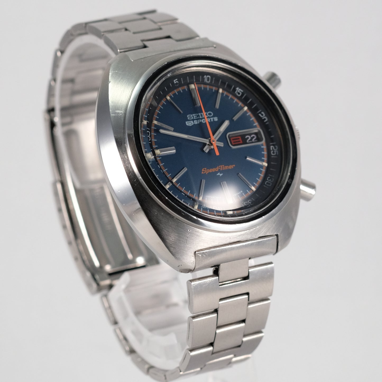 1970 Seiko 5 Sports SpeedTimer Flyback Chronograph 7017-6010