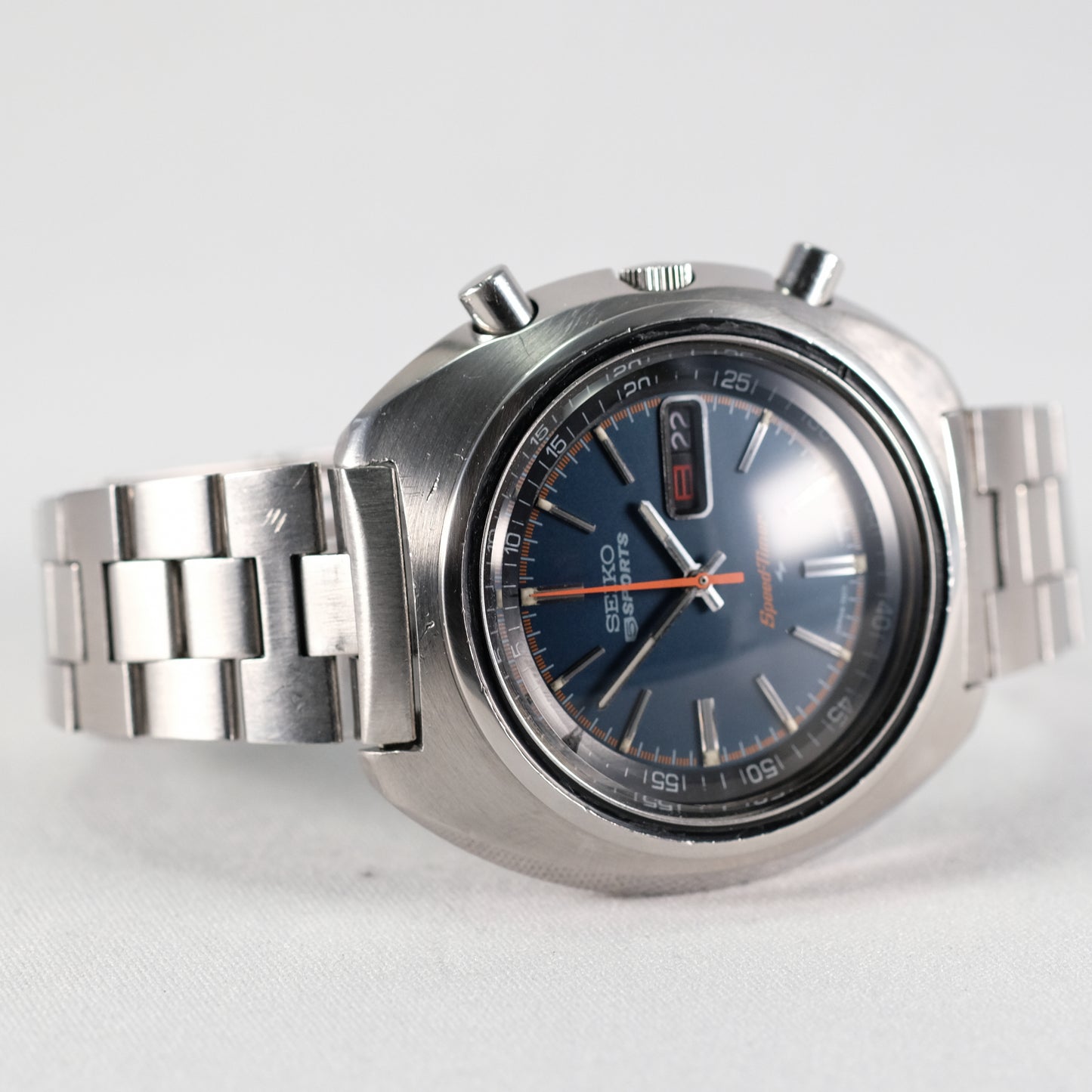 1970 Seiko 5 Sports SpeedTimer Flyback Chronograph 7017-6010