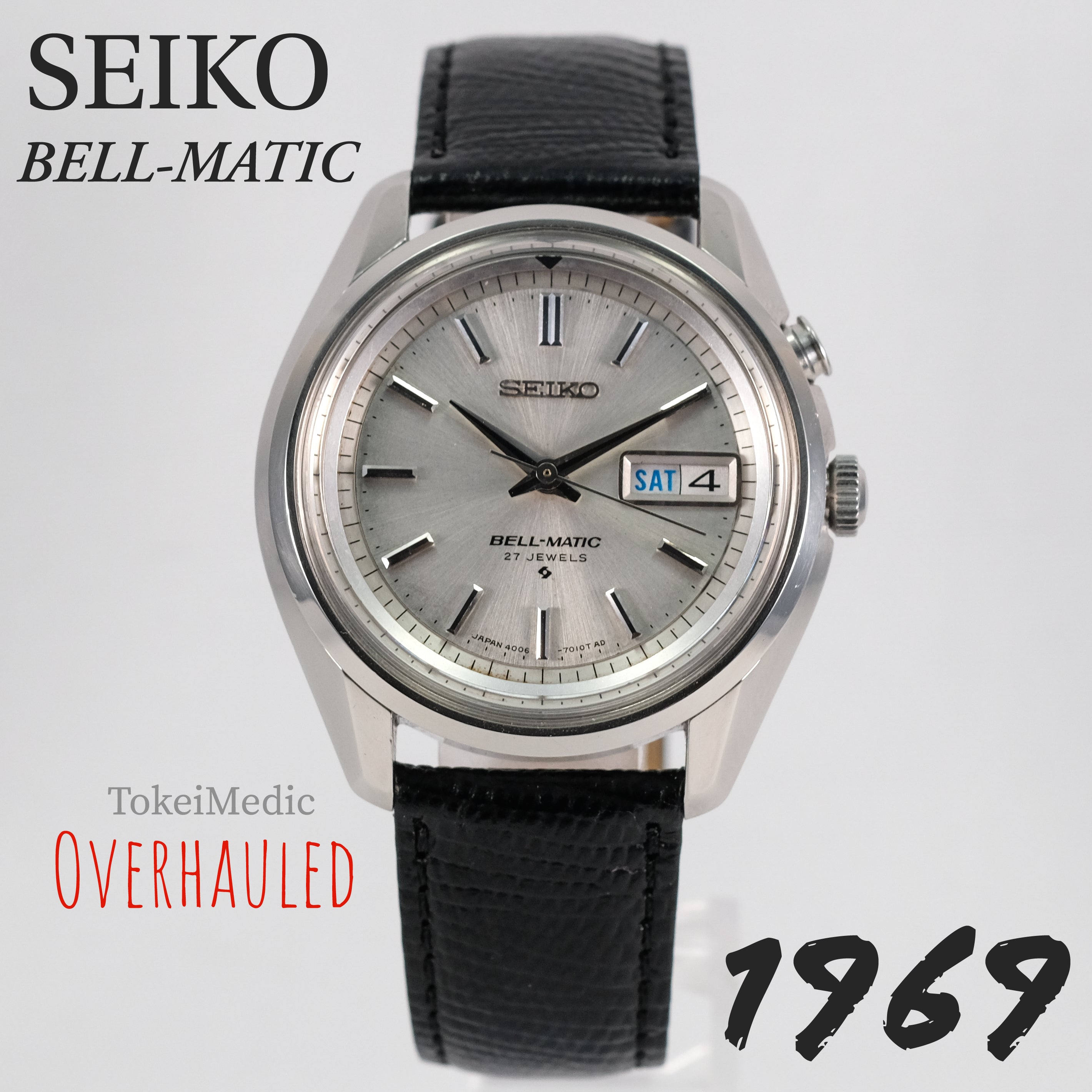 1969 Seiko JDM Bell-Matic 4006-7010