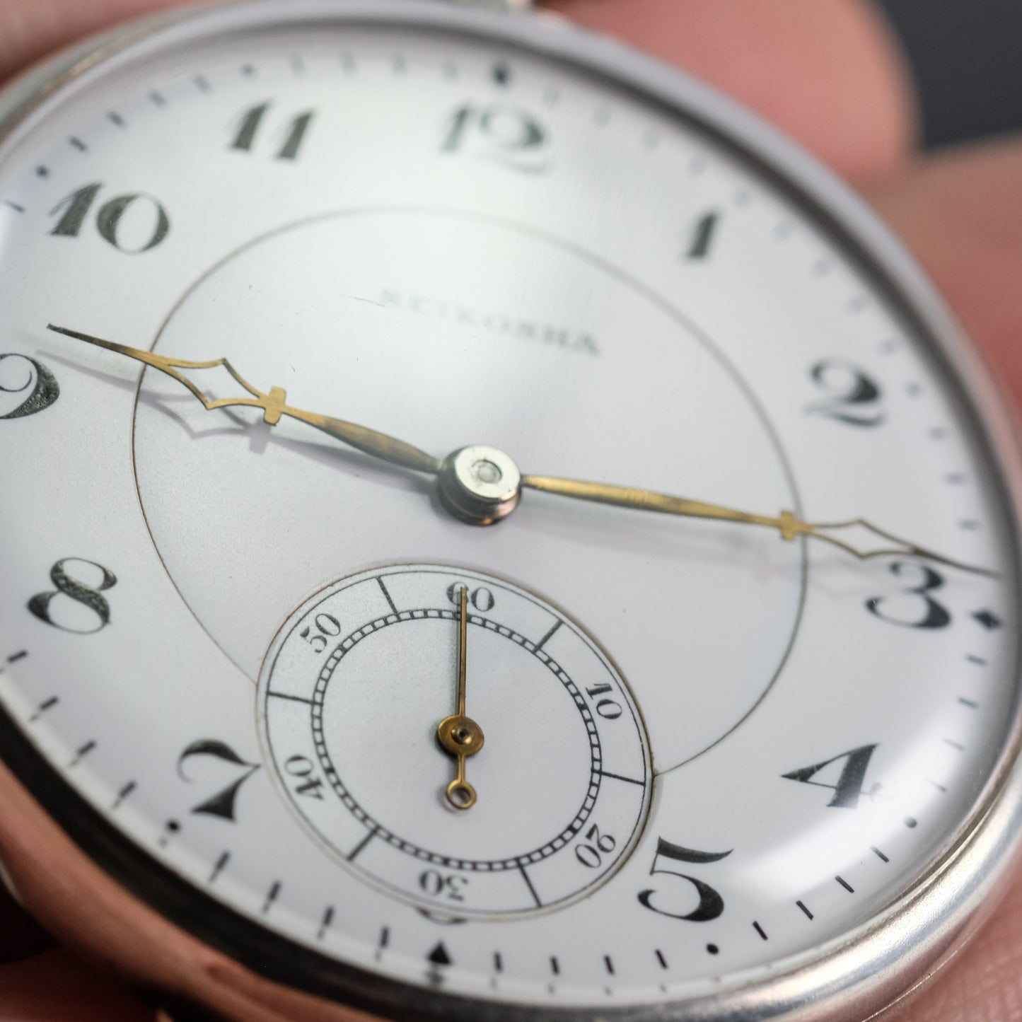 1940 Rare Seikosha "Nardin" gift from the Emperor pocket watch