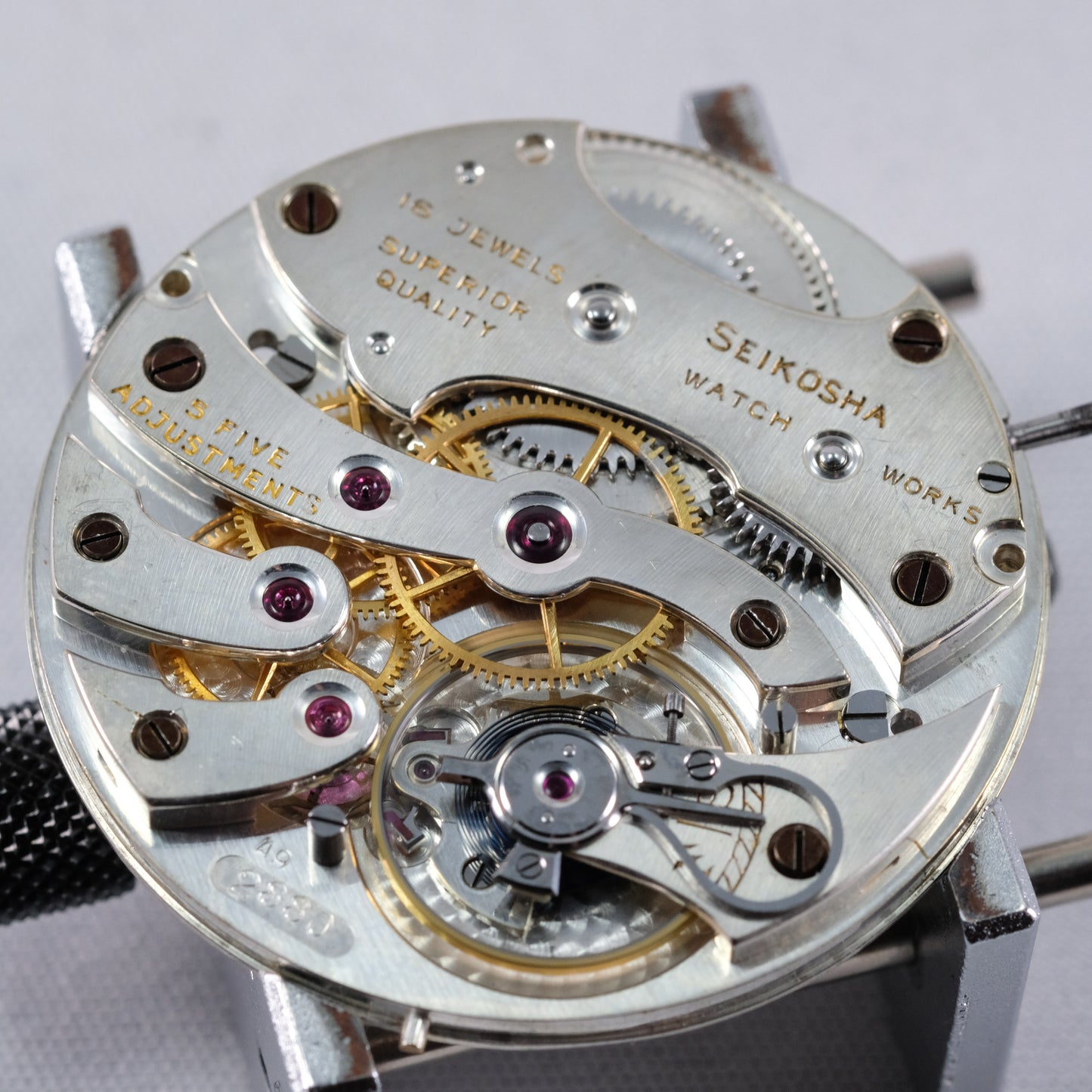 1940 Rare Seikosha "Nardin" gift from the Emperor pocket watch
