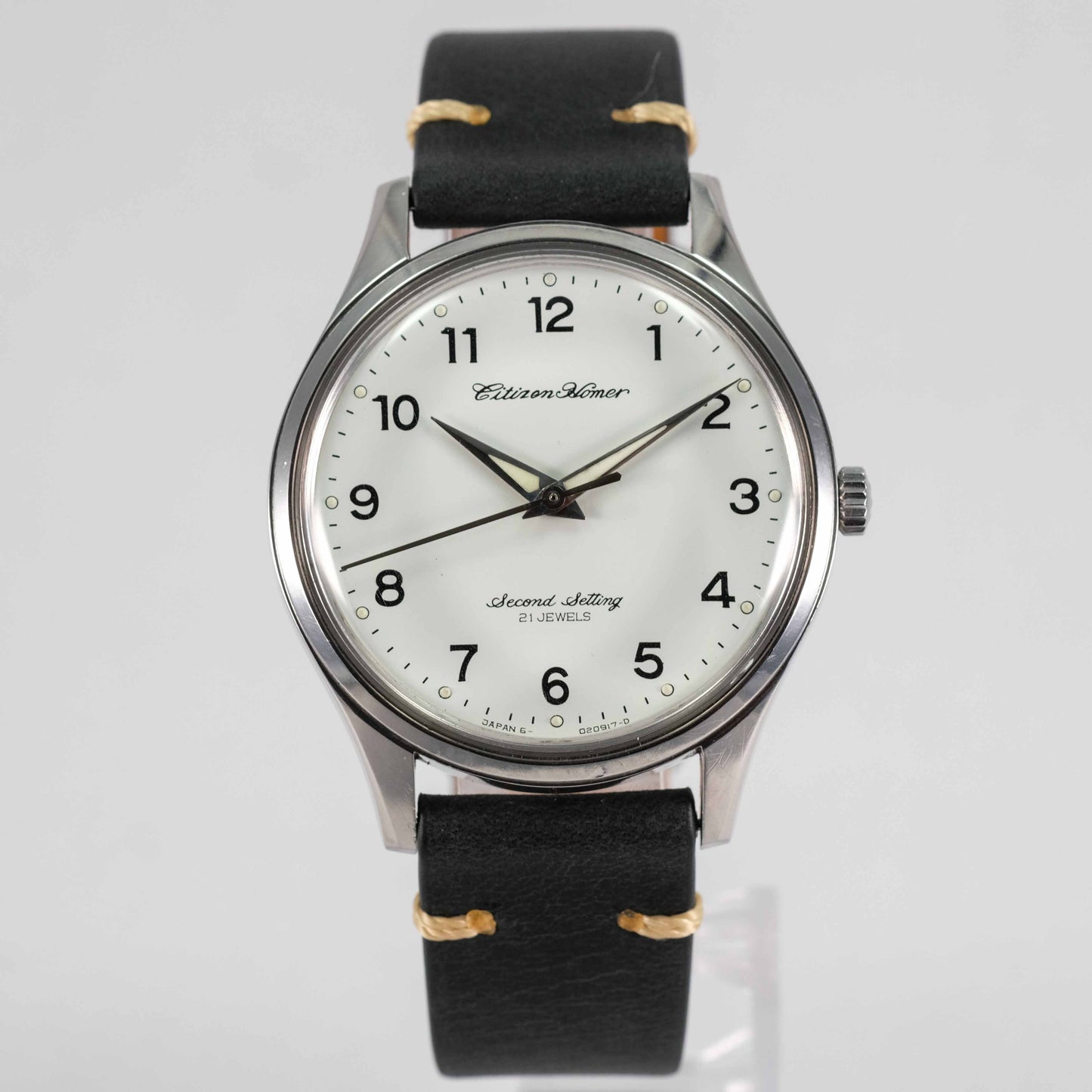 1970 Citizen Homer Second Setting Japan National Railway Watch