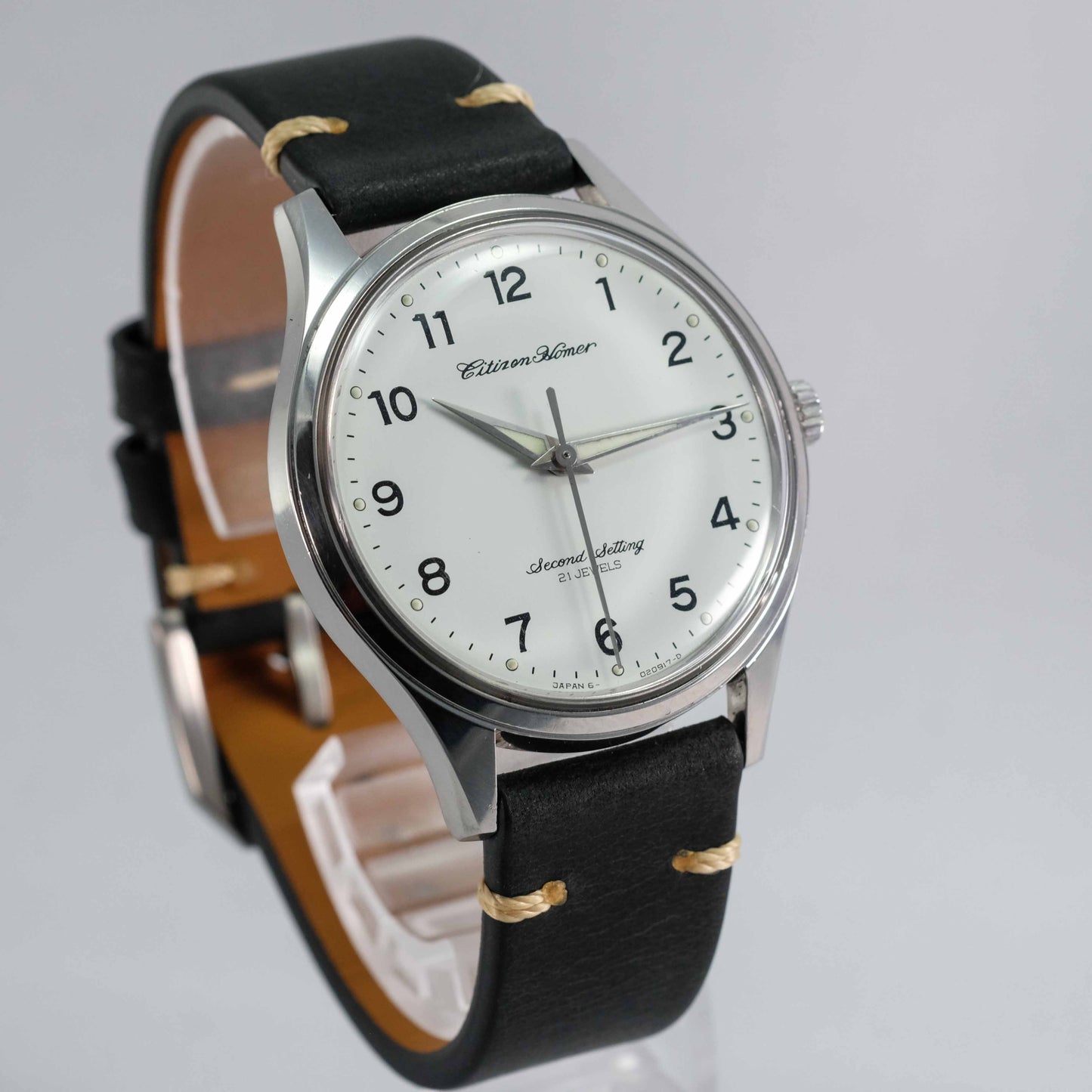 1970 Citizen Homer Second Setting Japan National Railway Watch