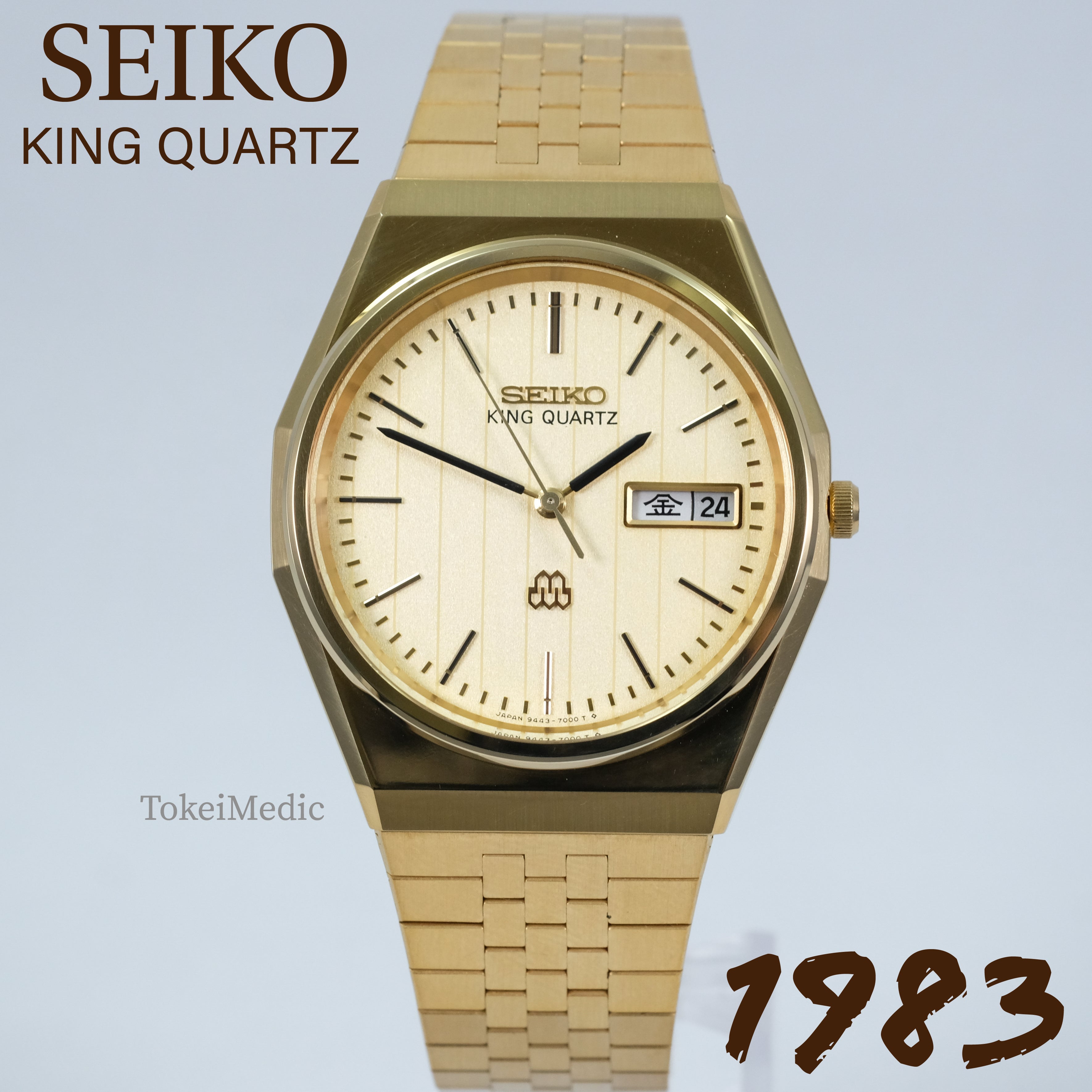 1983 Seiko King Quartz 9443-7000 – TokeiMedic