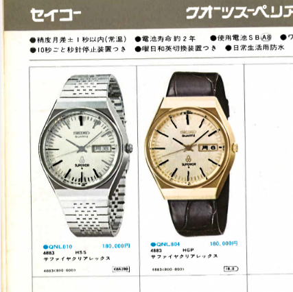 1977 Seiko Superior 4883-8001