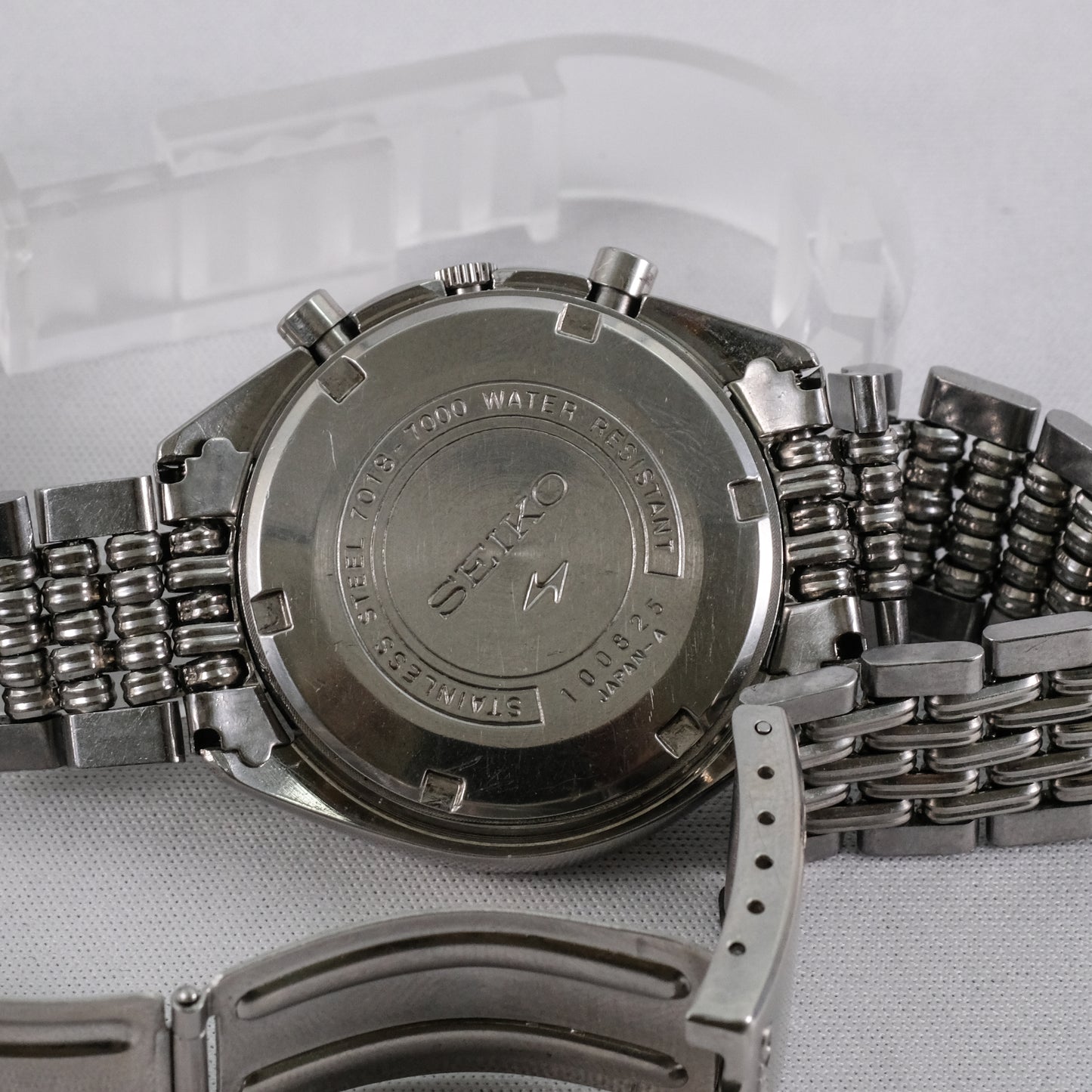 Reserved! 1971 Seiko Flyback Chronograph "Baby Panda" 7018-7000