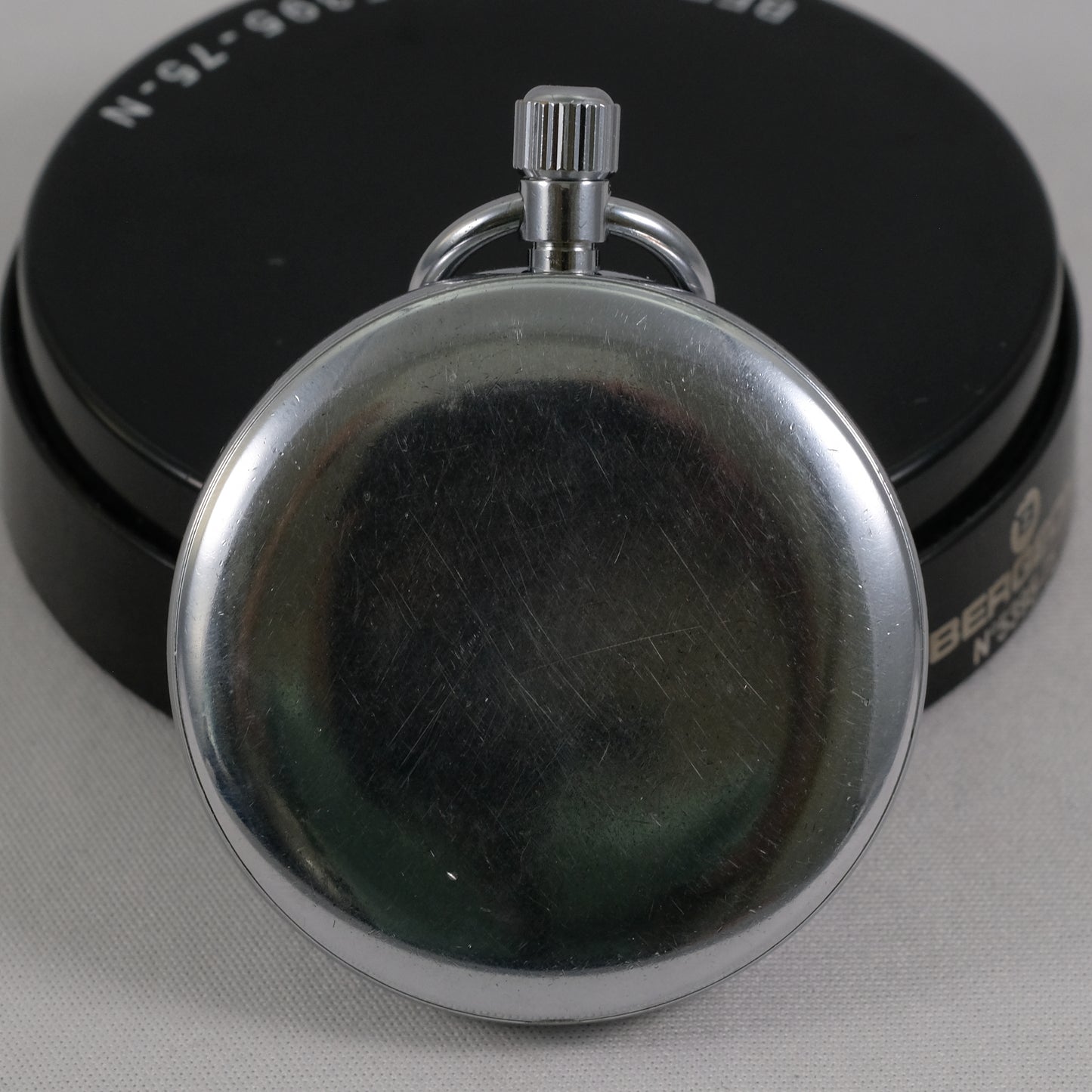 1977 Seiko Precision Second Setting 6110-0010 Railway Pocket Watch