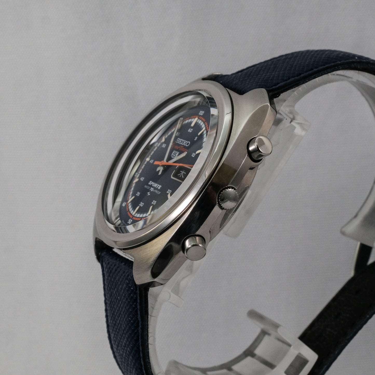 1970 Seiko 5 Sports SpeedTimer Flyback Chronograph 7017-8000