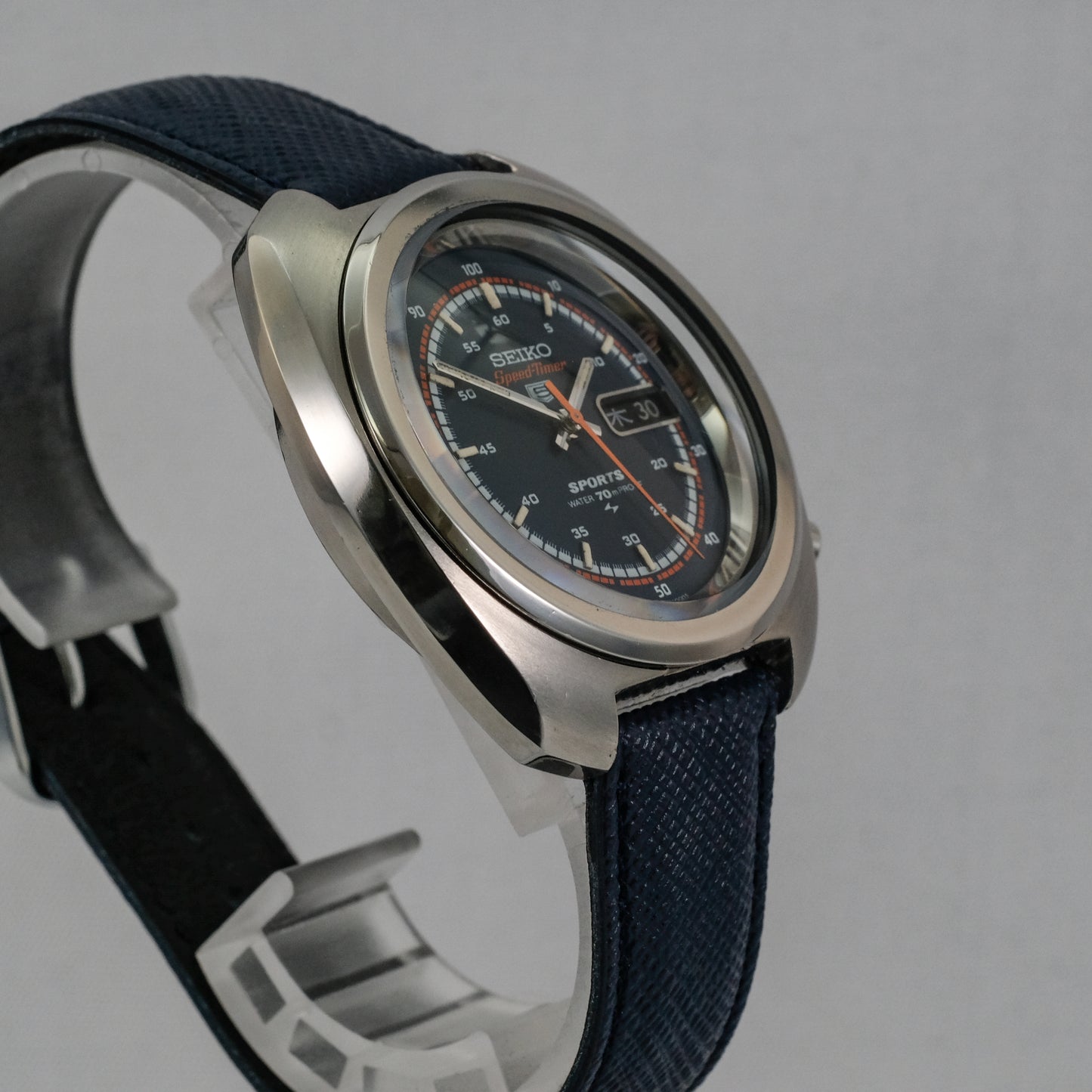 1970 Seiko 5 Sports SpeedTimer Flyback Chronograph 7017-8000