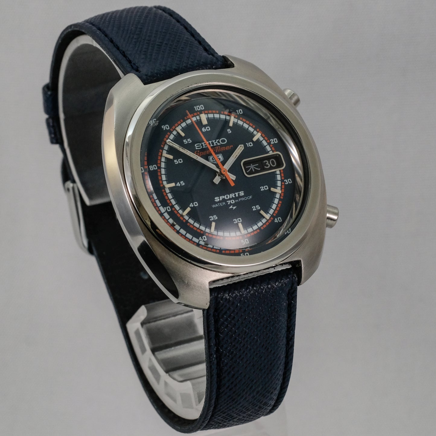 1970 Seiko 5 Sports SpeedTimer Flyback Chronograph 7017-8000