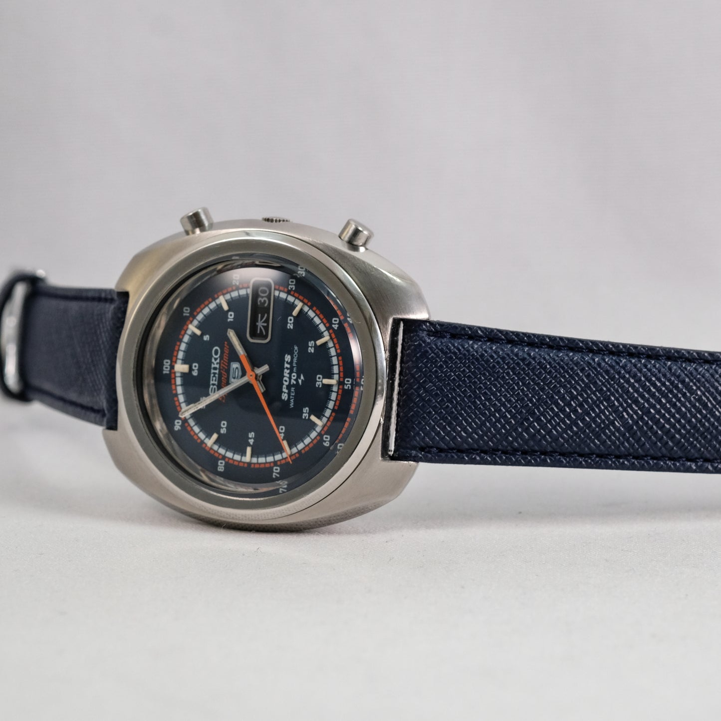 1970 Seiko 5 Sports SpeedTimer Flyback Chronograph 7017-8000