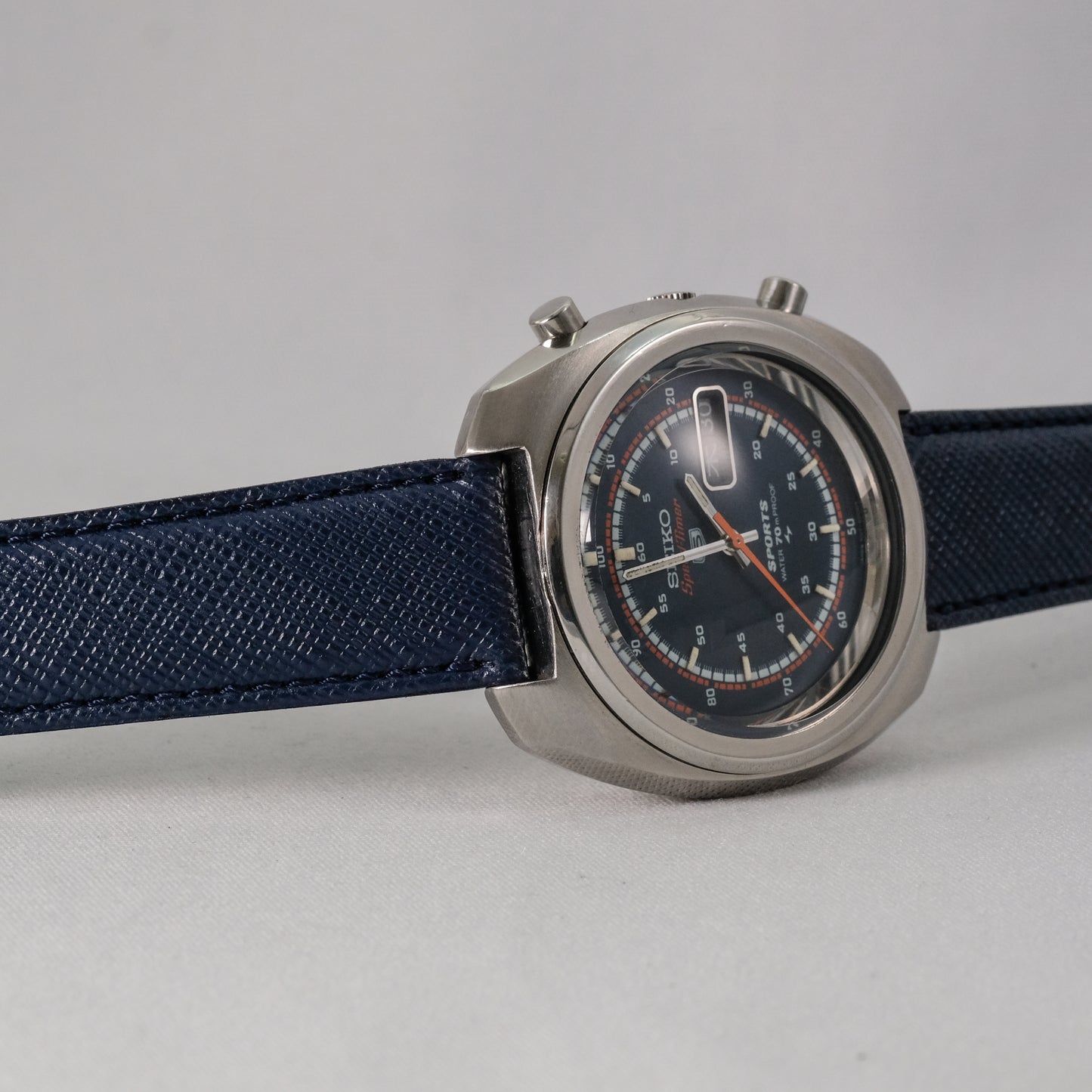 1970 Seiko 5 Sports SpeedTimer Flyback Chronograph 7017-8000