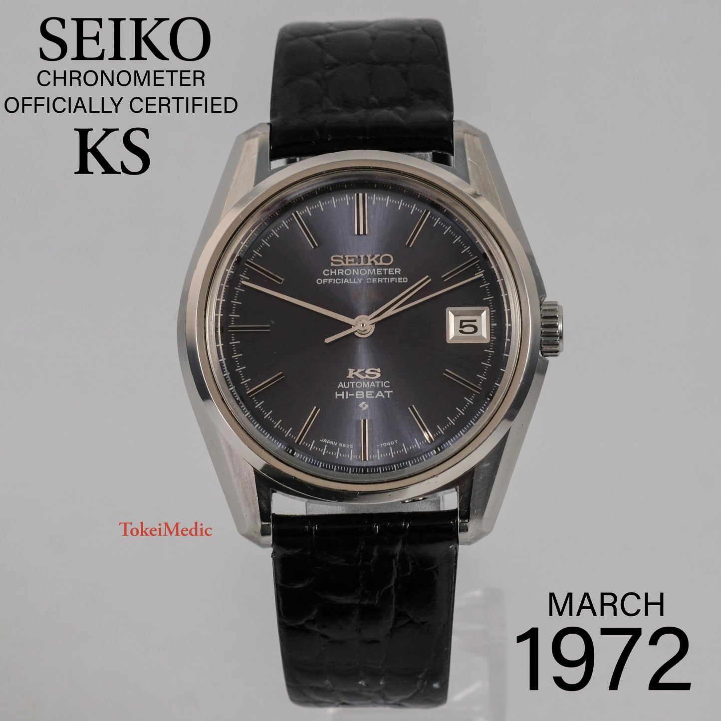 1972 Seiko KS Chronometer Officialy Certified 5625-7040