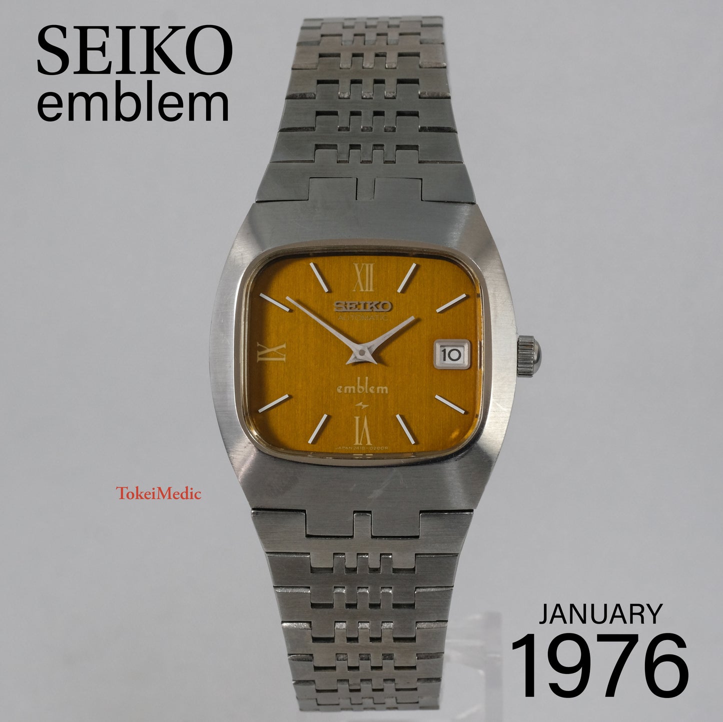 Reserved! 1976 Seiko Emblem 2418-3020