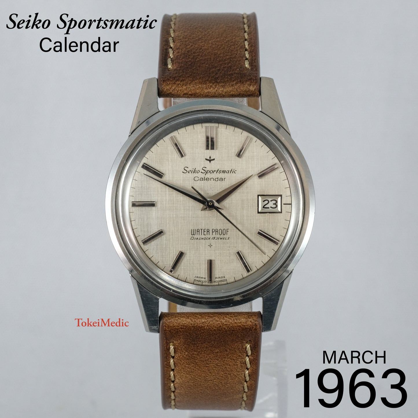 1963 Seiko Sportsmatic Calendar J13057