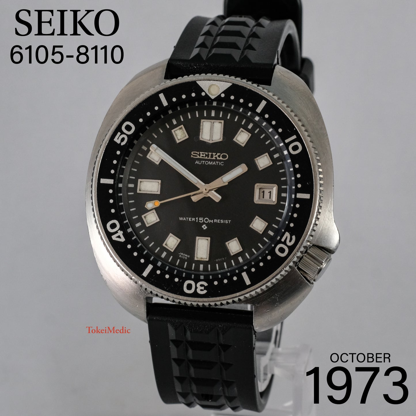 #1 - RESERVED! DO NOT BUY! 1973 Seiko "Captain Willard" 6105-8110