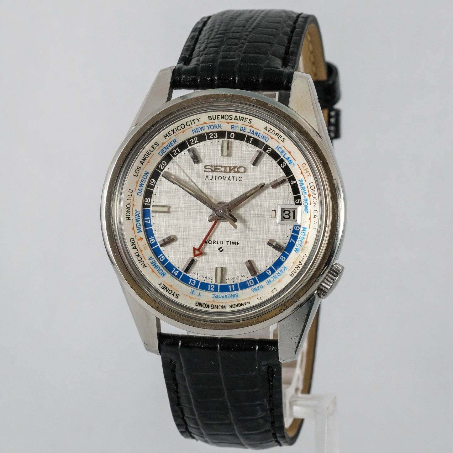 1968 Seiko World Time "Error bezel" 6117-6010
