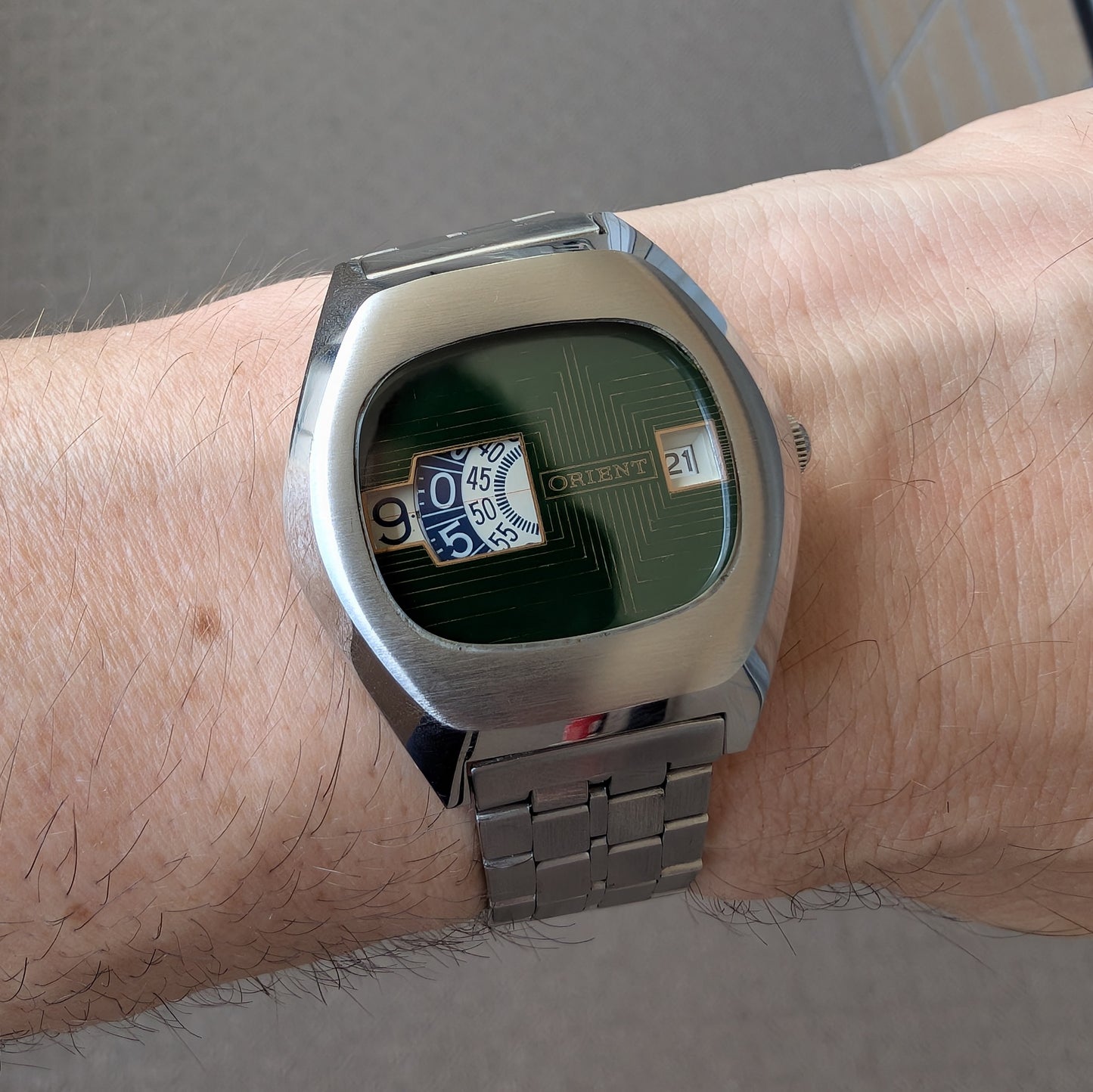 70's Orient "Jump Hour" Mechanical Digital G207101-40