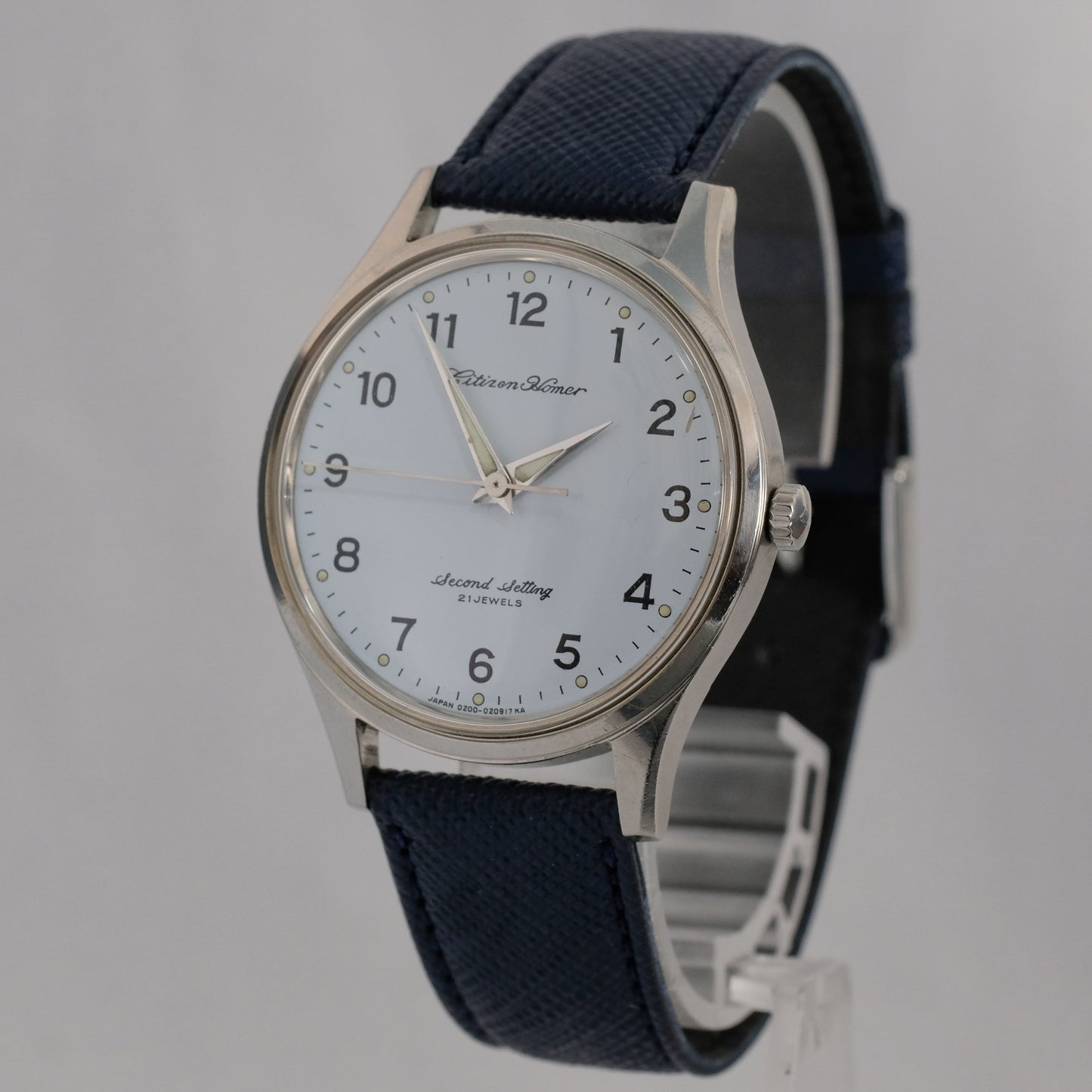 1979 Citizen Homer Second Setting Japan National Railway Watch