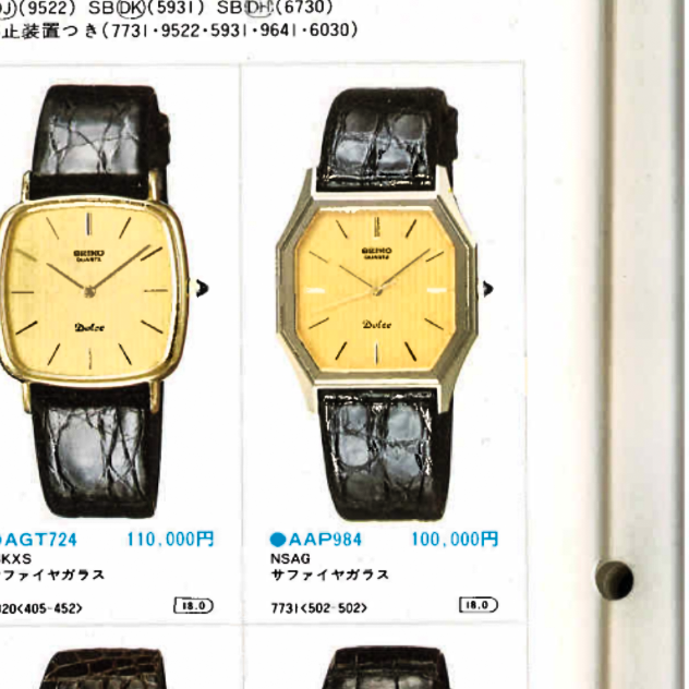 1982 Seiko Dolce 7731-5020