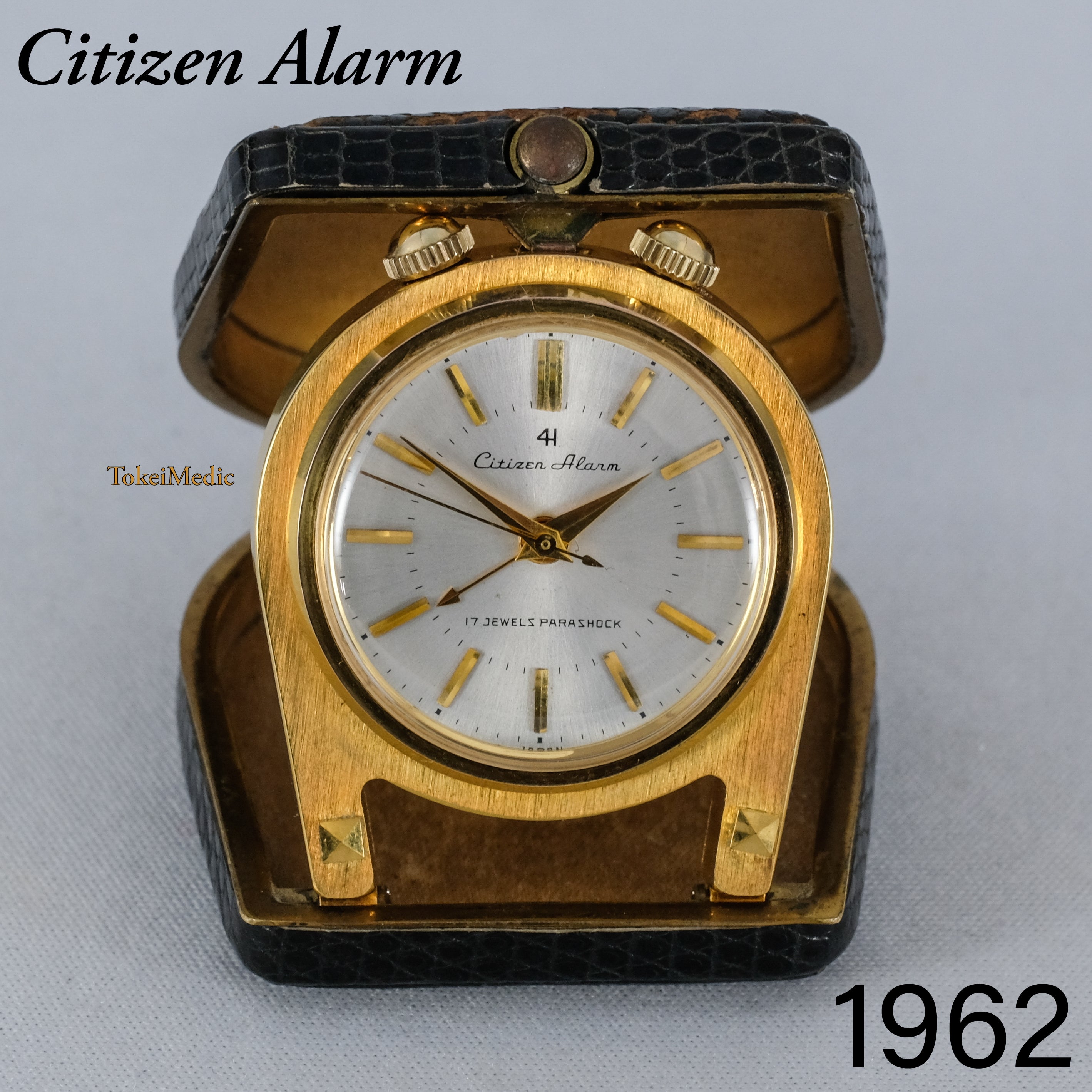 1962 Citizen Alarm Pocket, Table, Travel watch 15712H – TokeiMedic