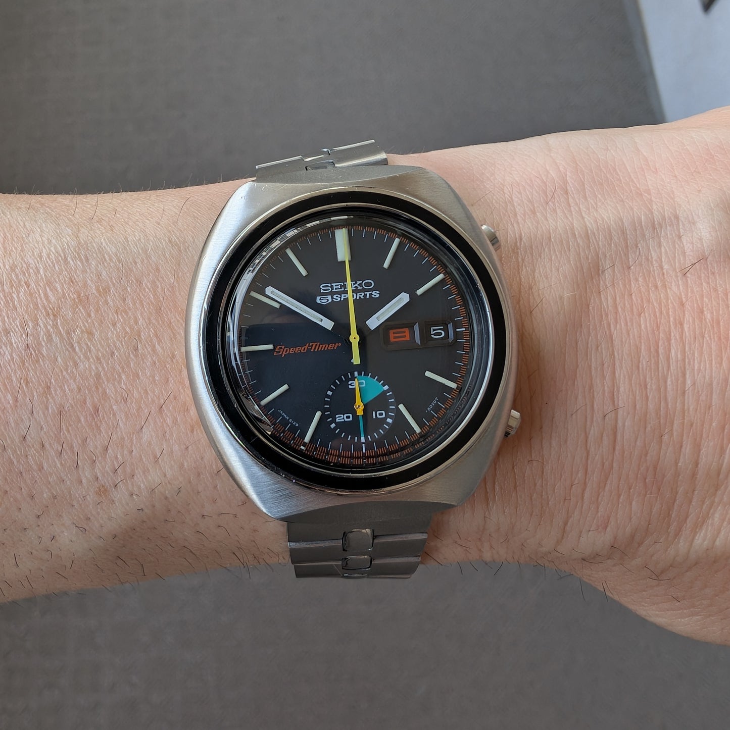 1971 Seiko 5 Sports SpeedTimer 6139-8002