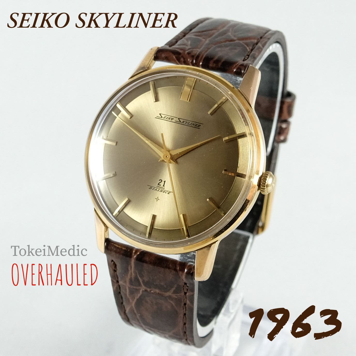 1963 Seiko Skyliner J15006E – TokeiMedic