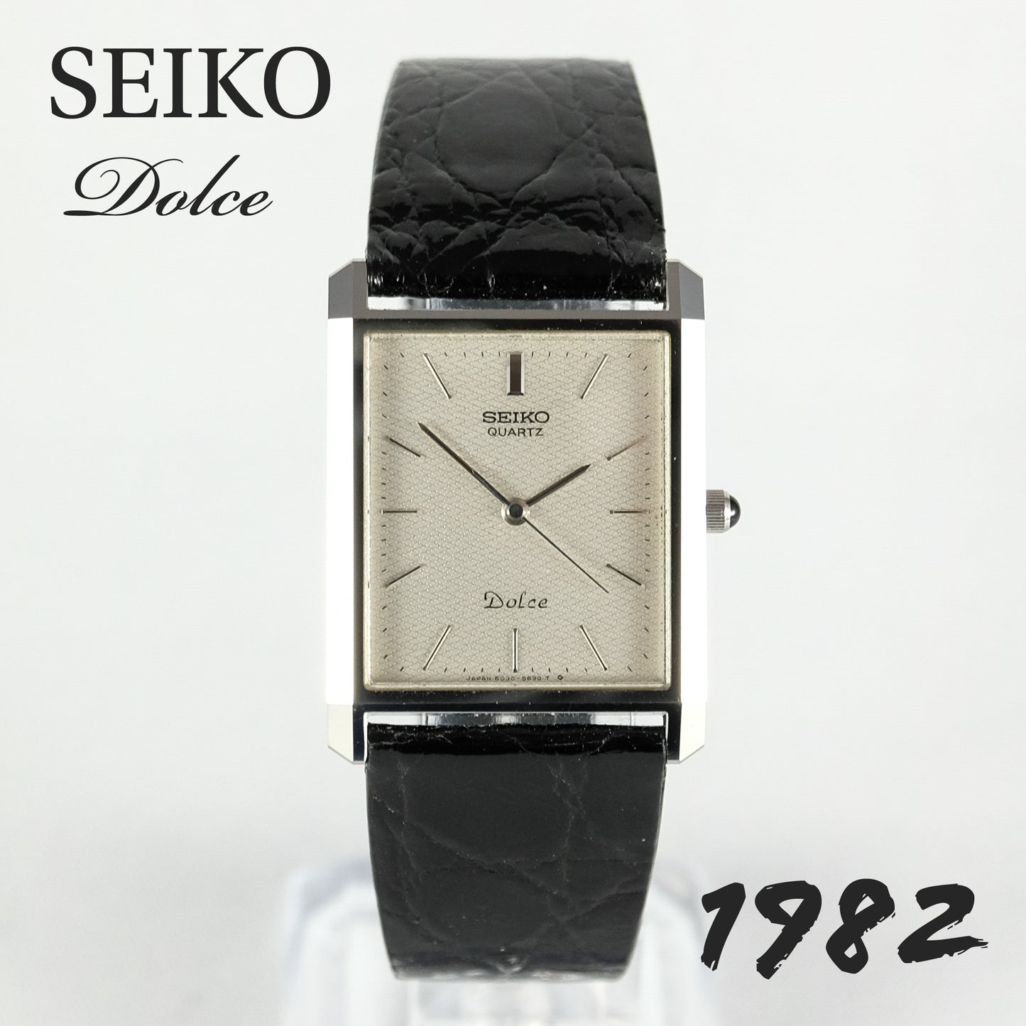 Two Seiko Dolce and Four Seiko straps