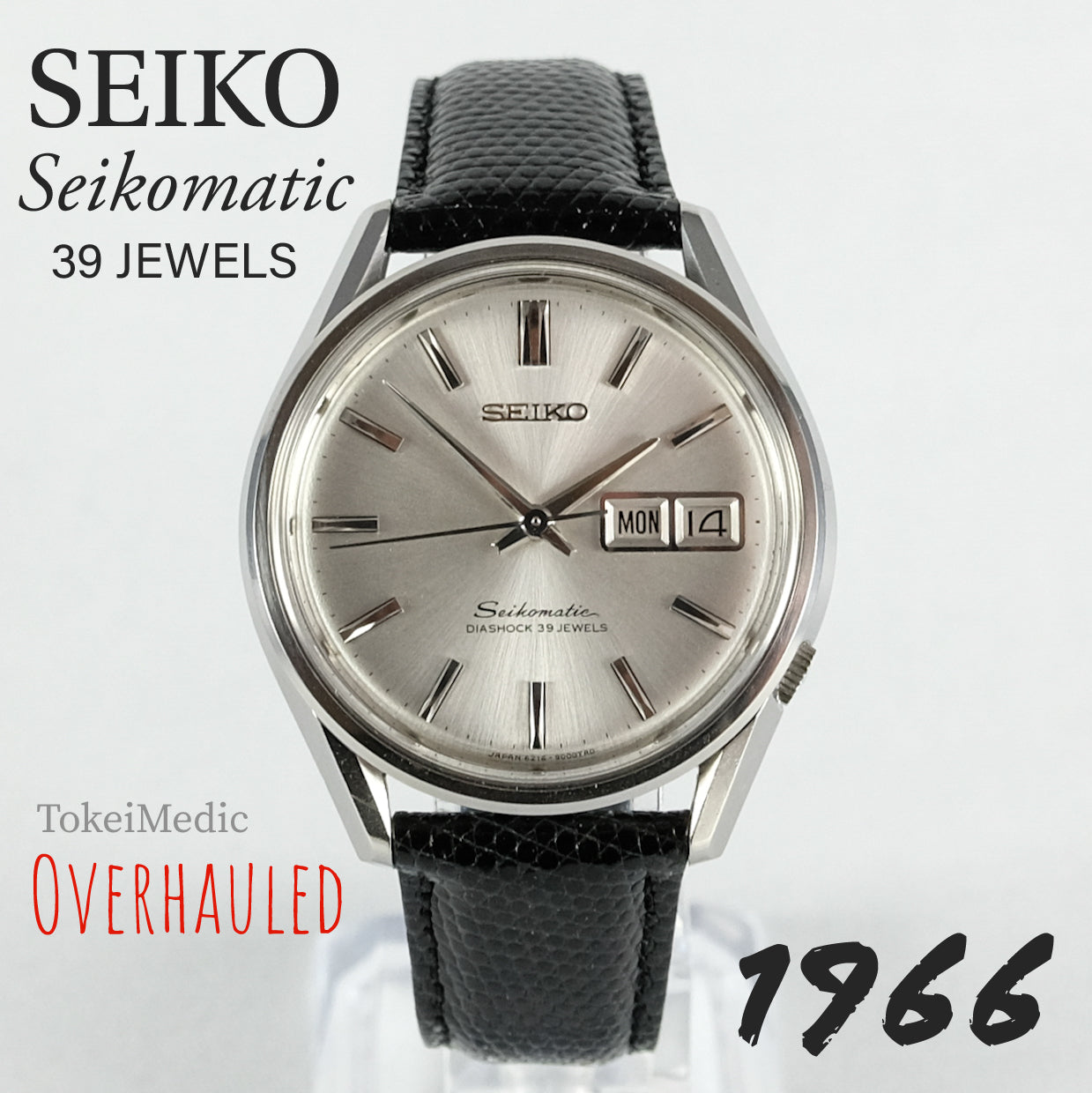 1966 Seiko Seikomatic 39 Jewels 6216-9000