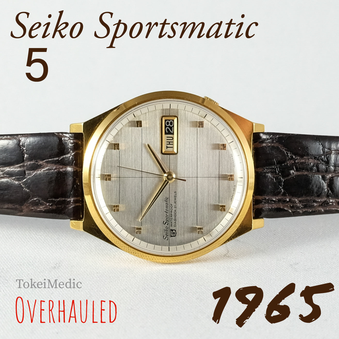 1965 Seiko Sportsmatic 5 6619-8040