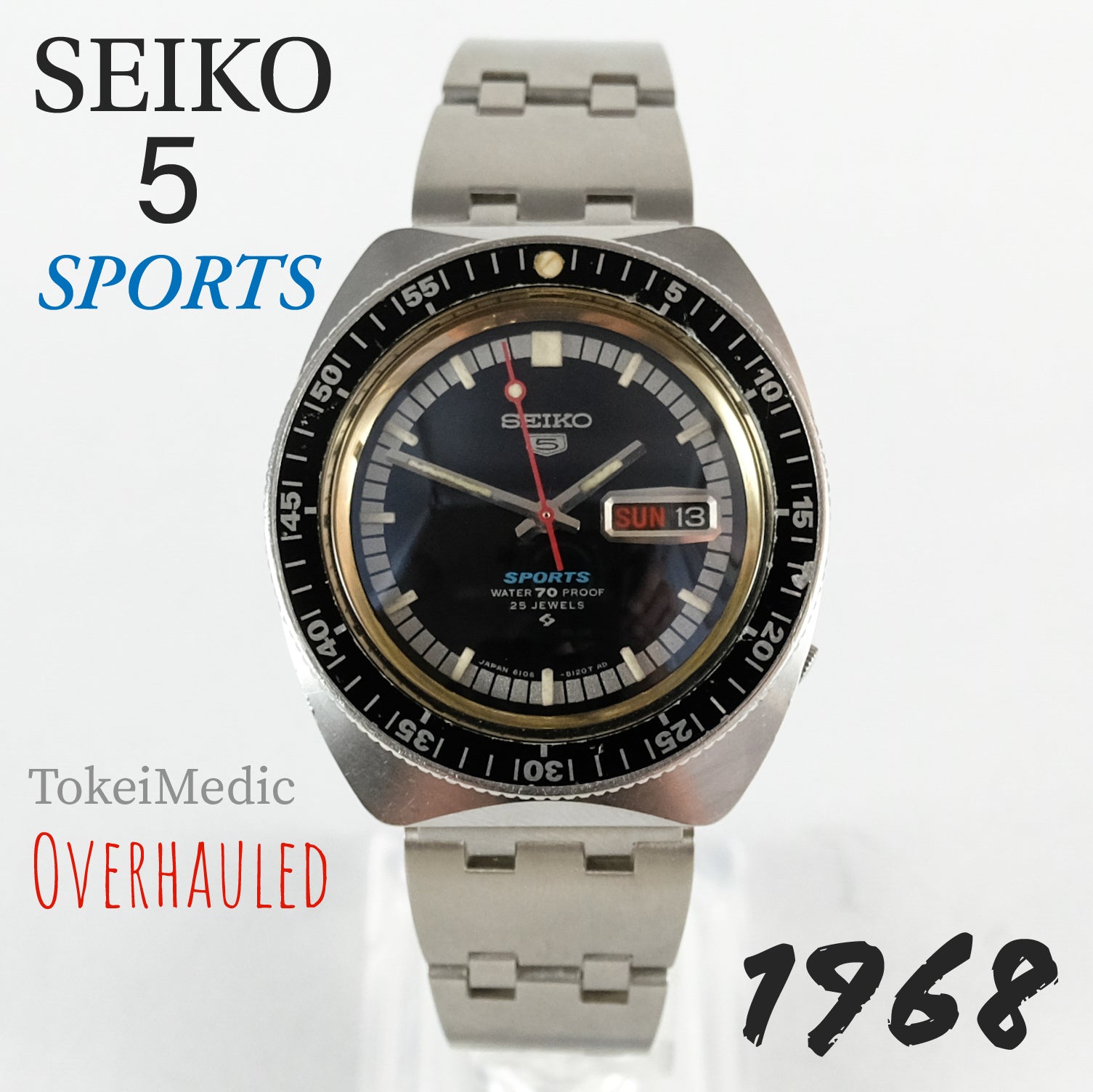 1968 Seiko Sports 6106-8120