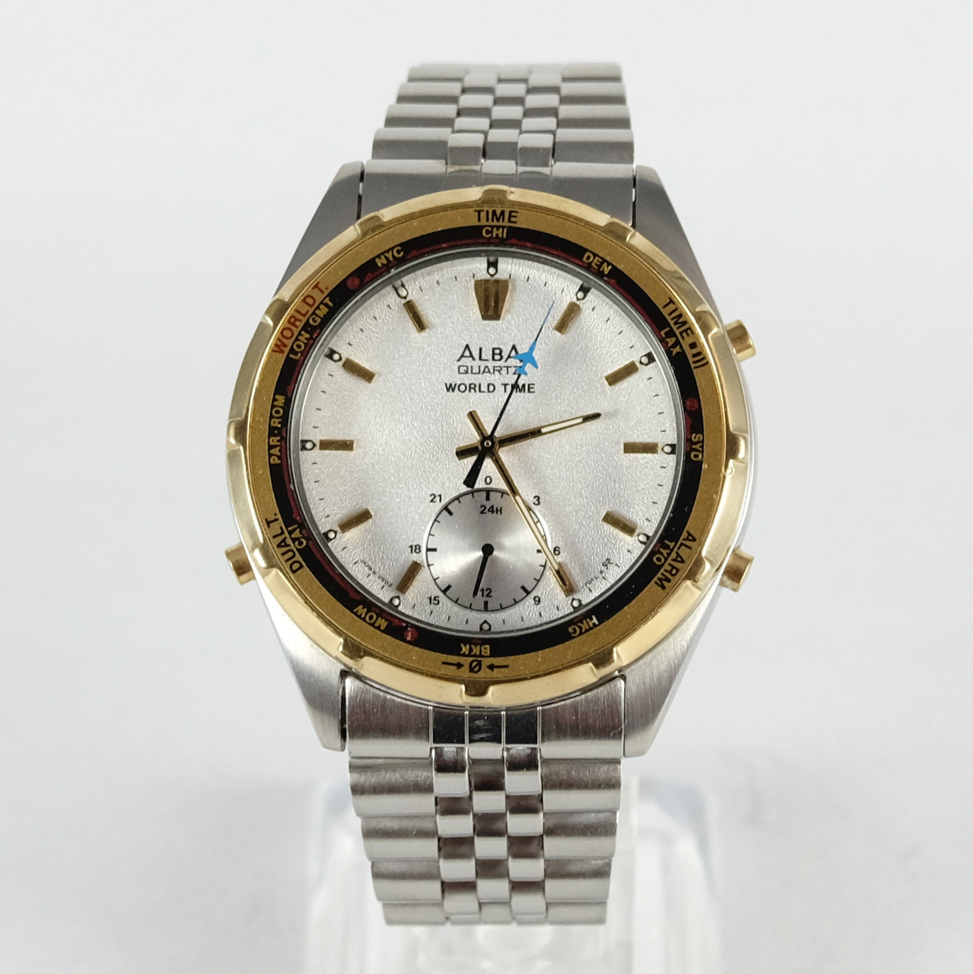1996 Seiko Alba Quartz World Time V602-7010
