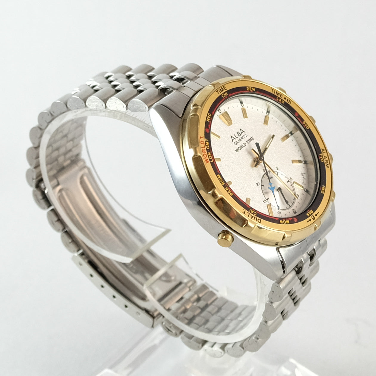 1996 Seiko Alba Quartz World Time V602-7010