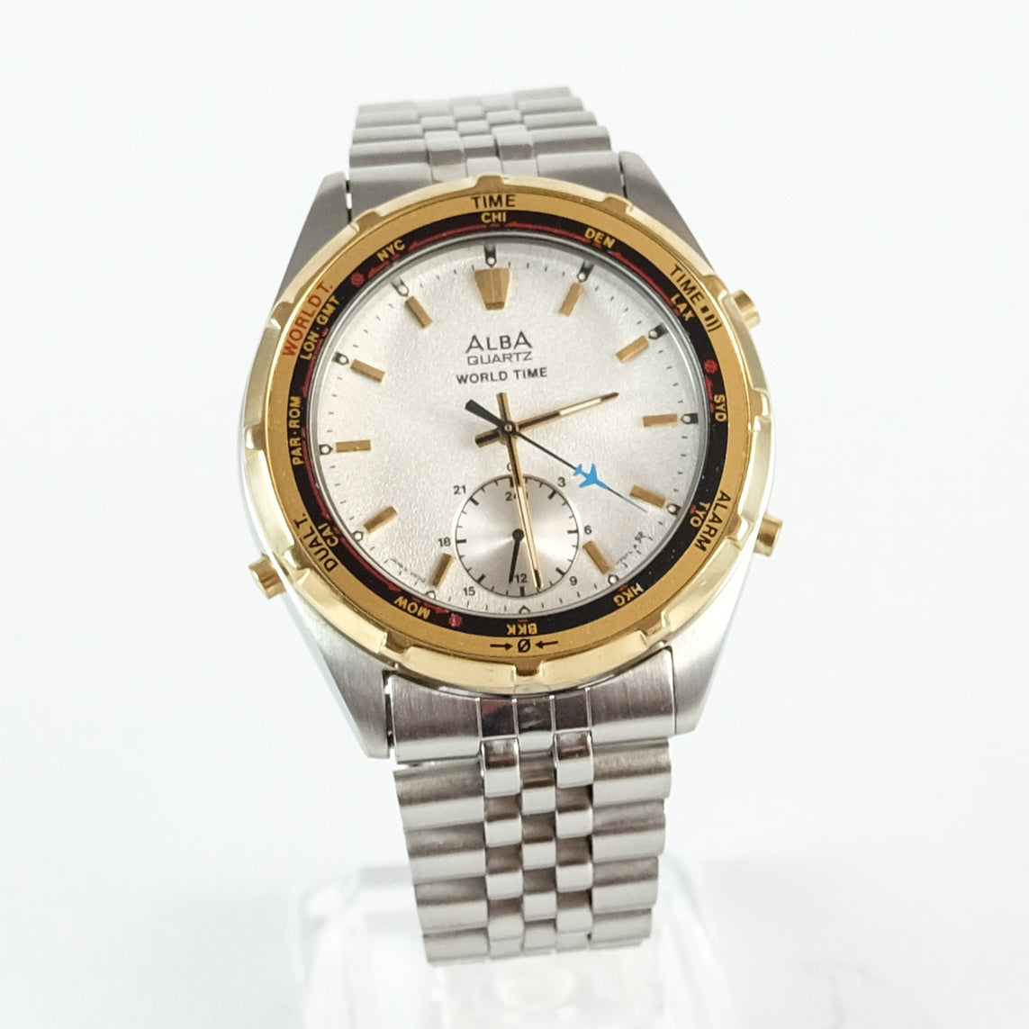 1996 Seiko Alba Quartz World Time V602-7010