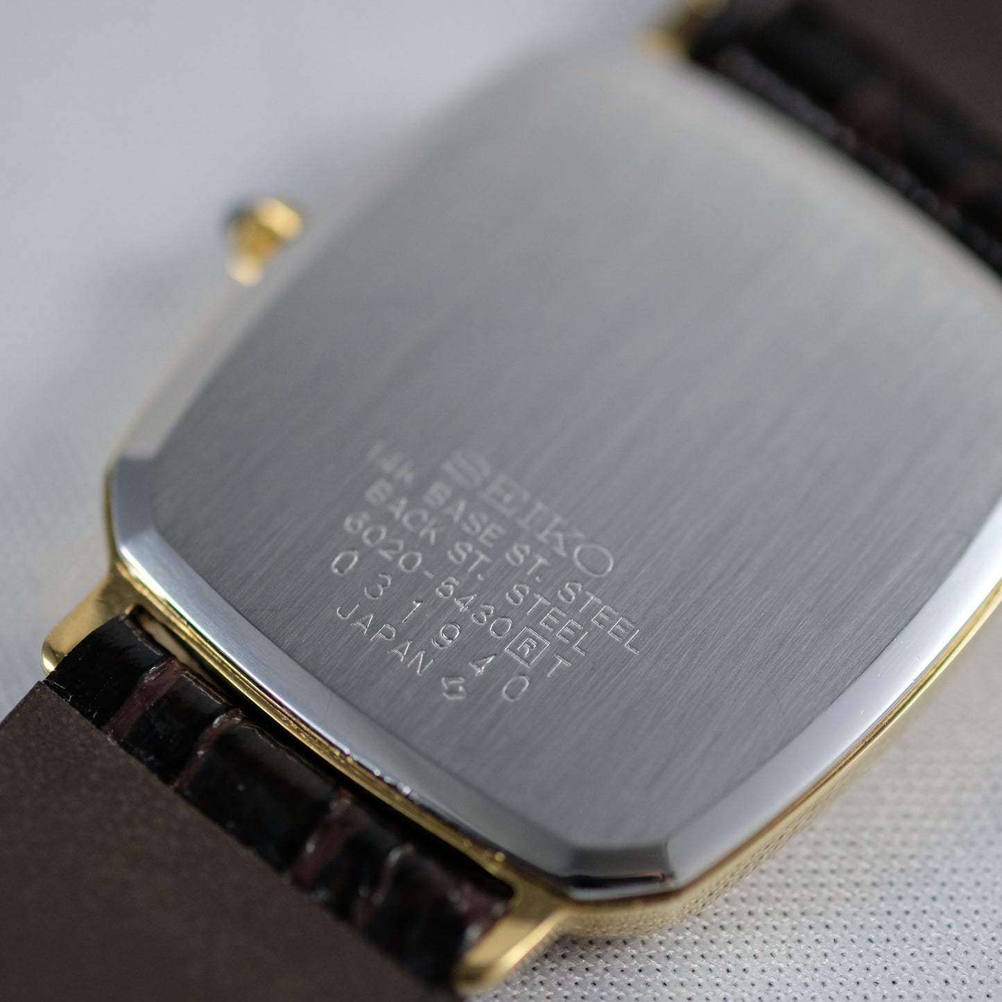 1980 Seiko Quartz 14K Gold 6020-5430