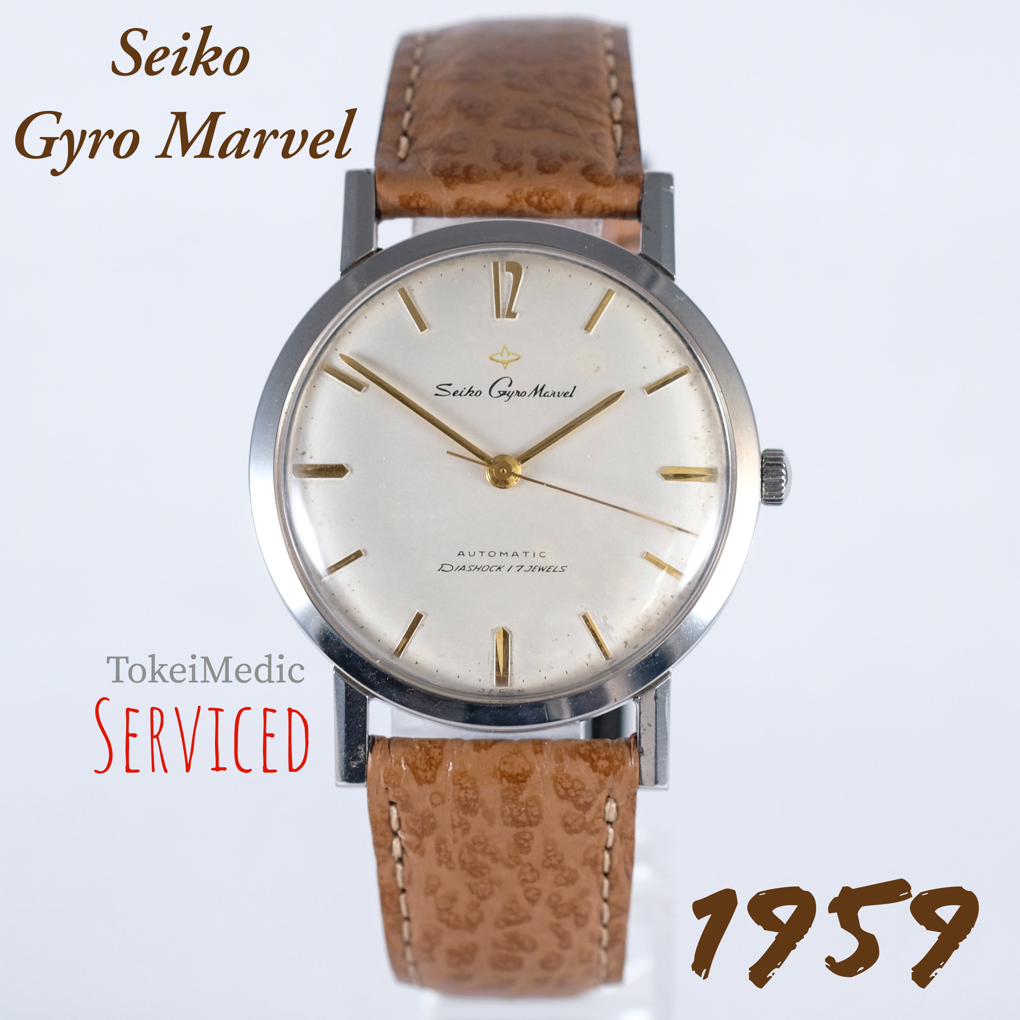 1959 Seiko Gyro Marvel ,First Seiko original automatic