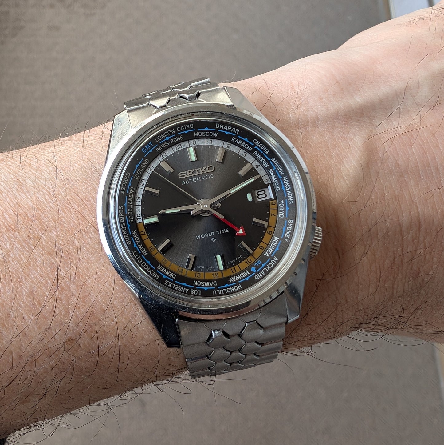 1968 Seiko World Time 6117-6010