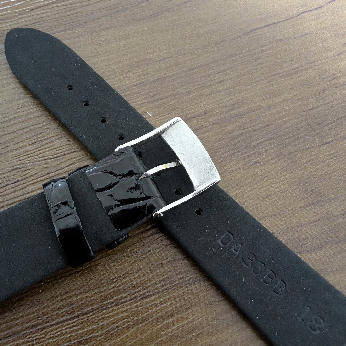 Seiko crocodile strap DA30 with GS buckle