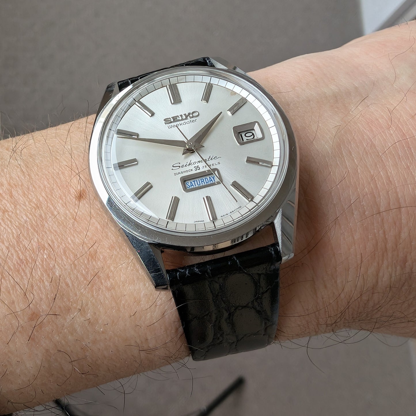 1966 Seiko Weekdater Seikomatic 6218-8971