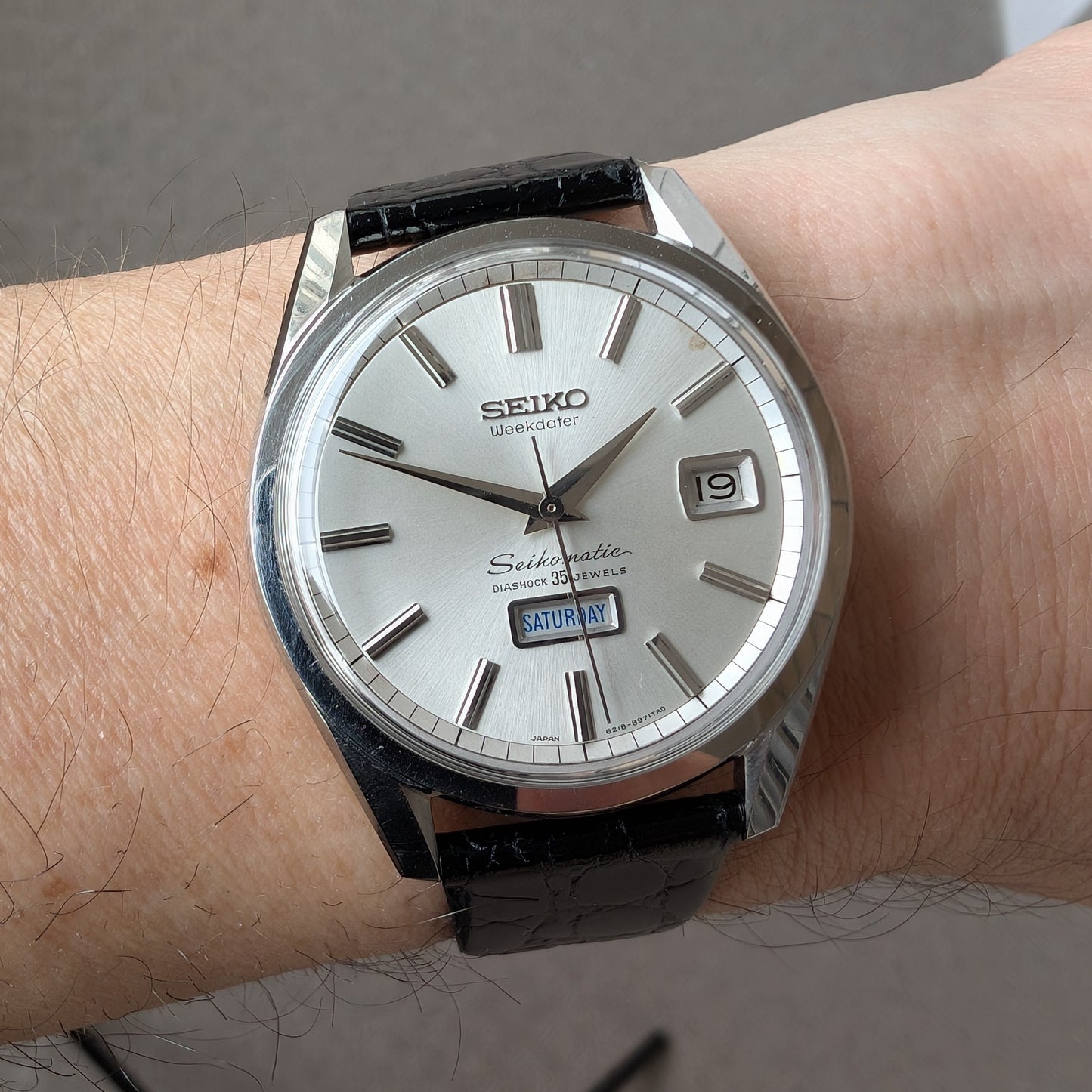 1966 Seiko Weekdater Seikomatic 6218-8971