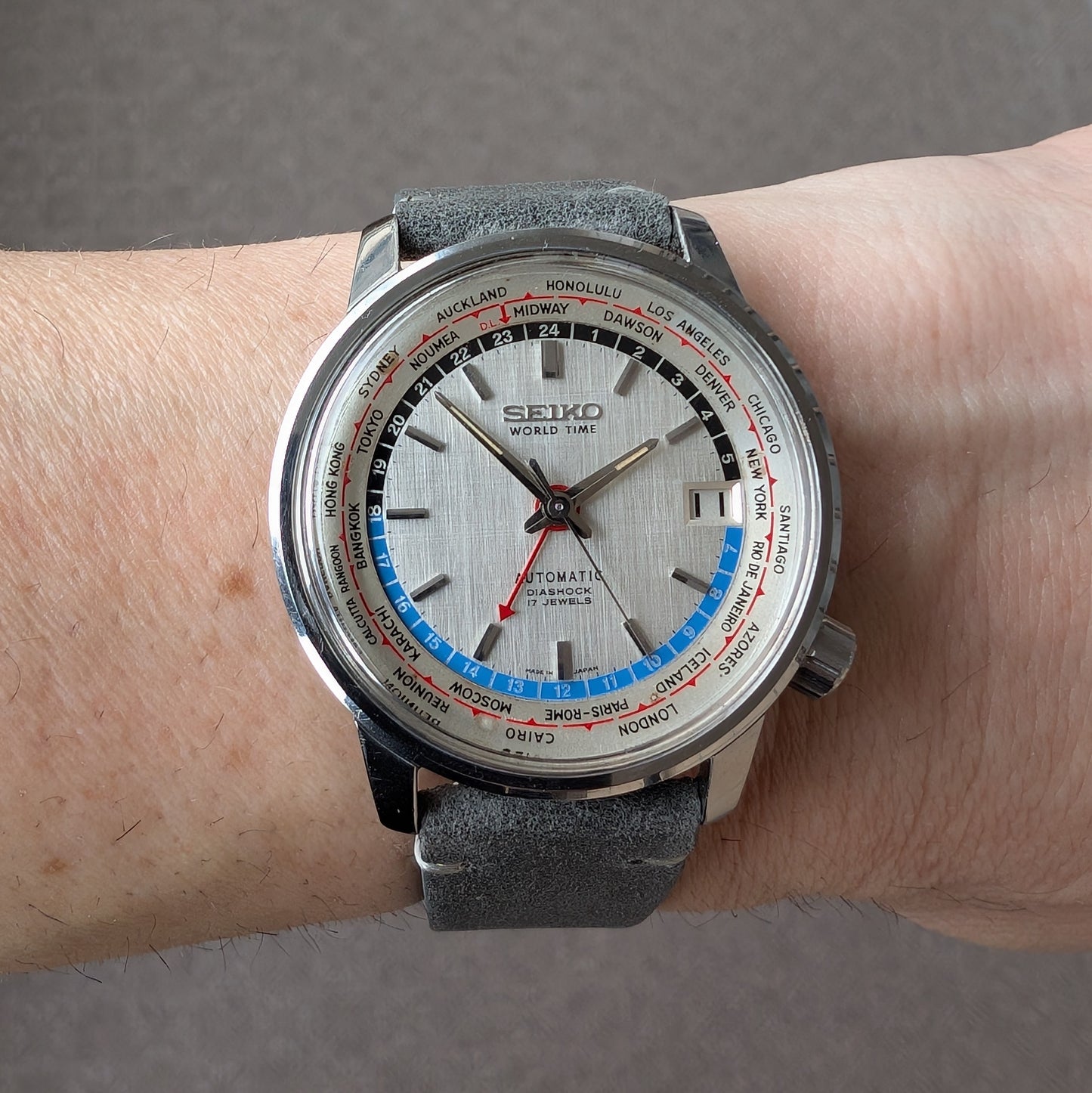 1964 Seiko World Time 6217-7000