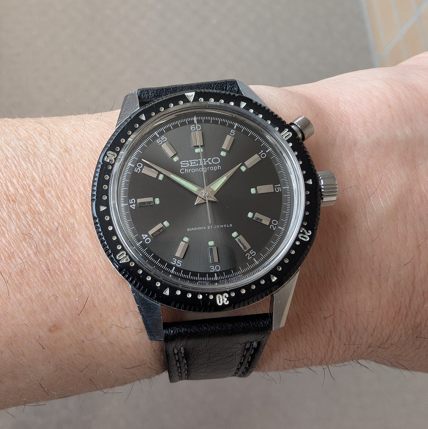 1964 Seiko Crown One-Push Chronograph 45899