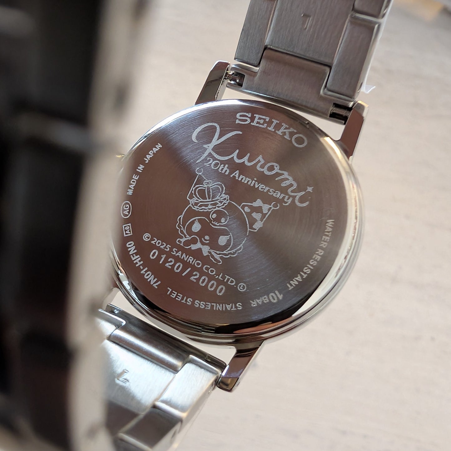 Seiko + Kurumi 20th Anniversary Collaboration watch 7N01-HFNO