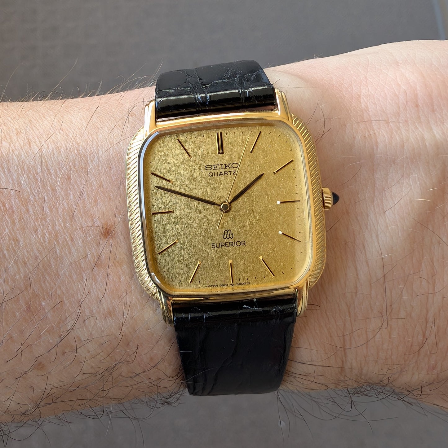 1981 Seiko Superior 14K 9681-5000